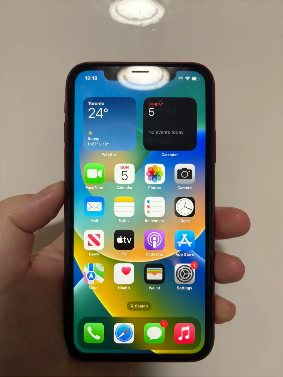 Red iPhone XR (PRODUCT RED)