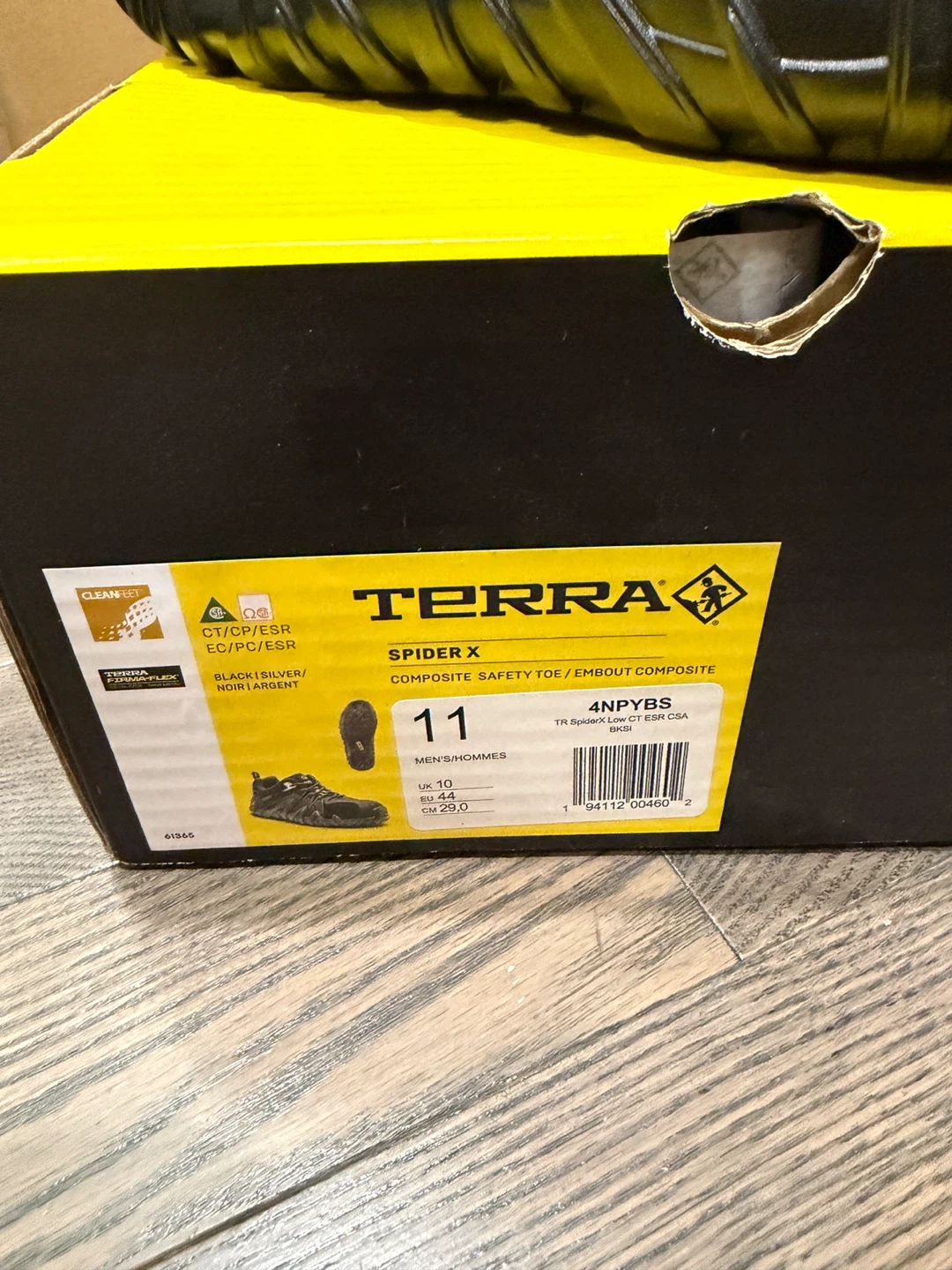 New Terra Spider X Composite Safety Toe Shoes - Size 11 - photo 5