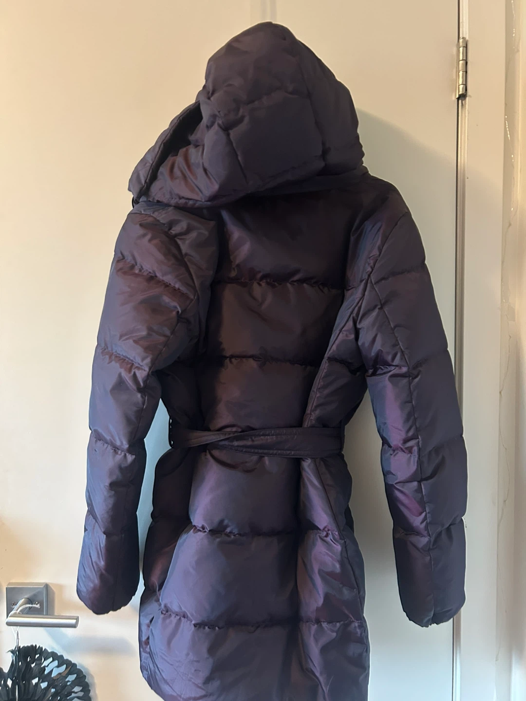 Coach Purple Puffer Coat - photo 3