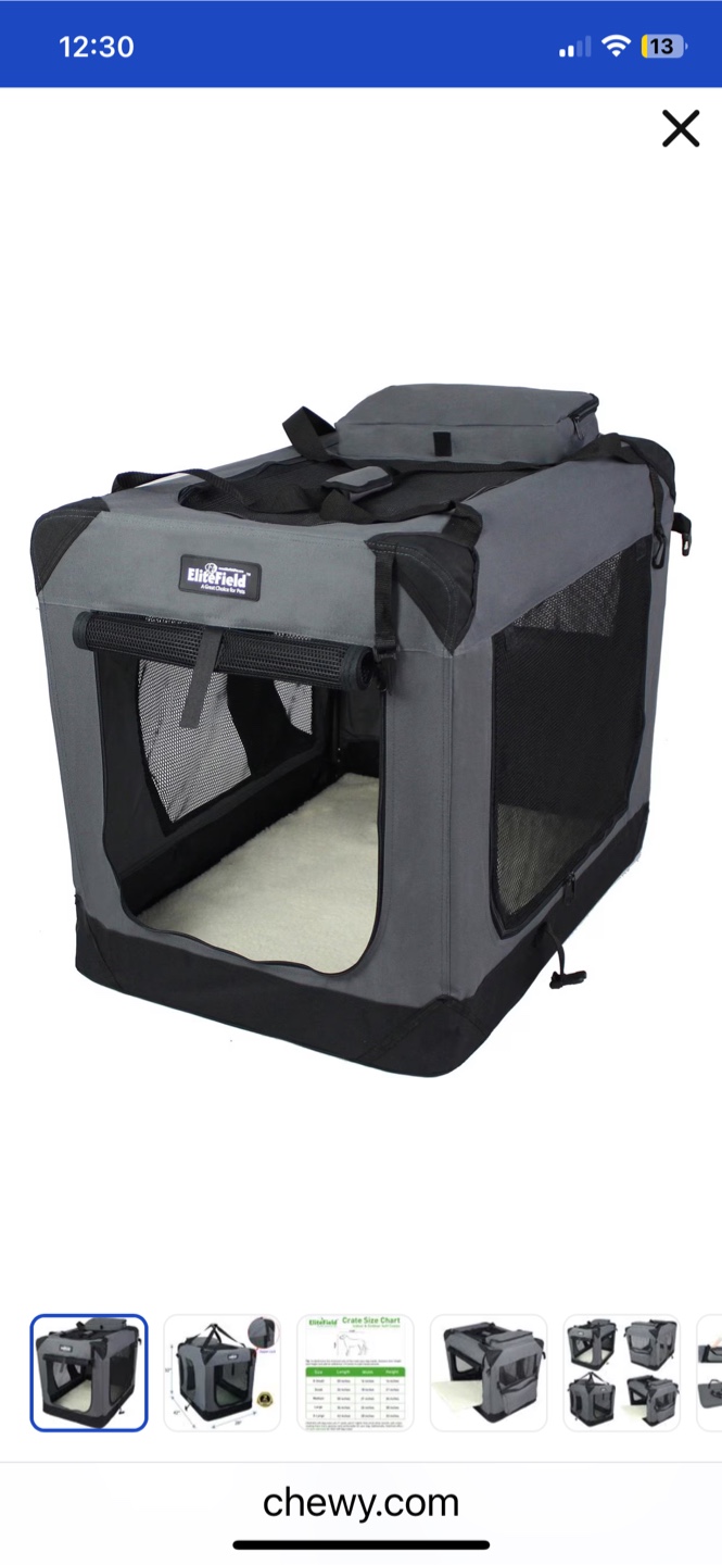 EliteField Soft Dog Crate - X-Large