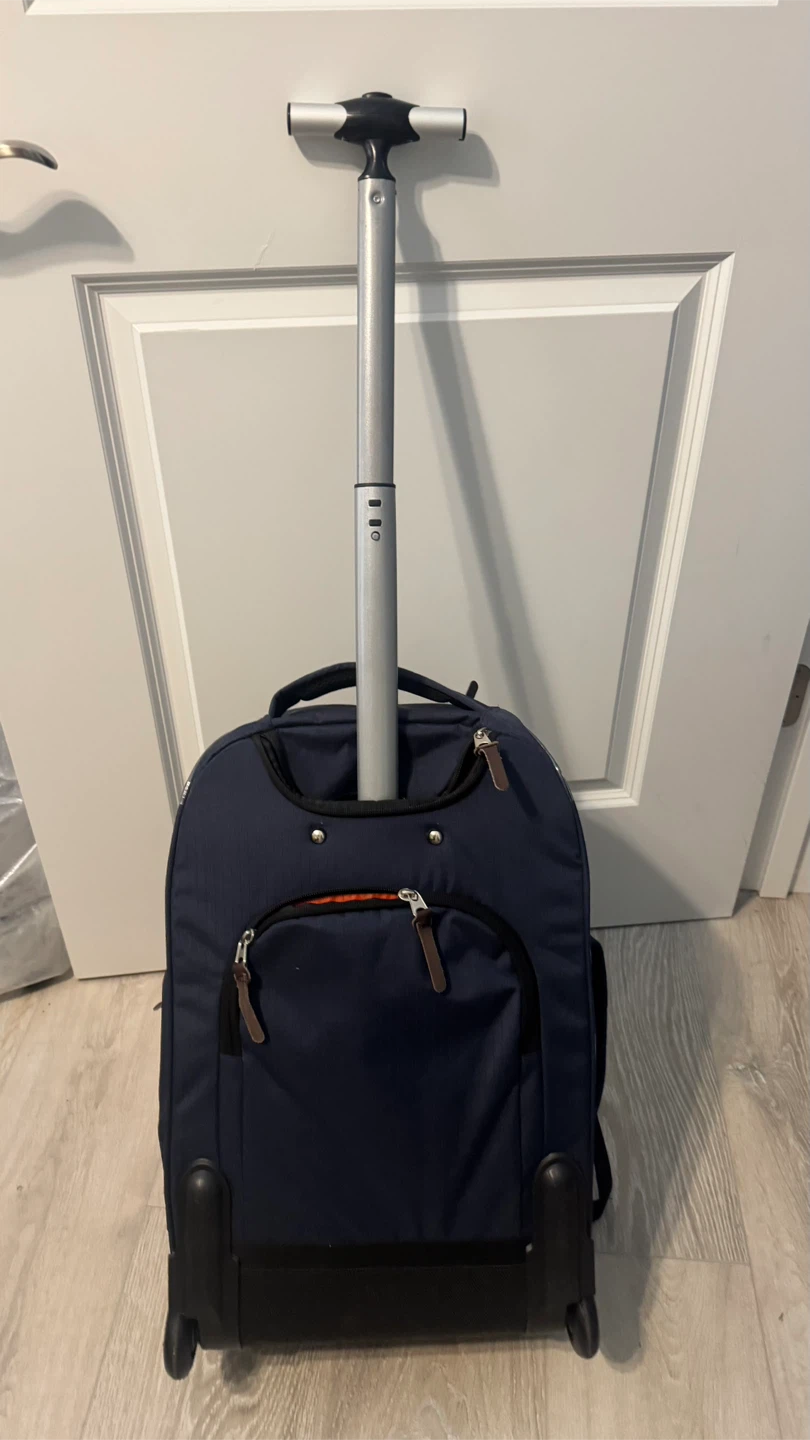 Navy Blue Rolling carry in Backpack - photo 3