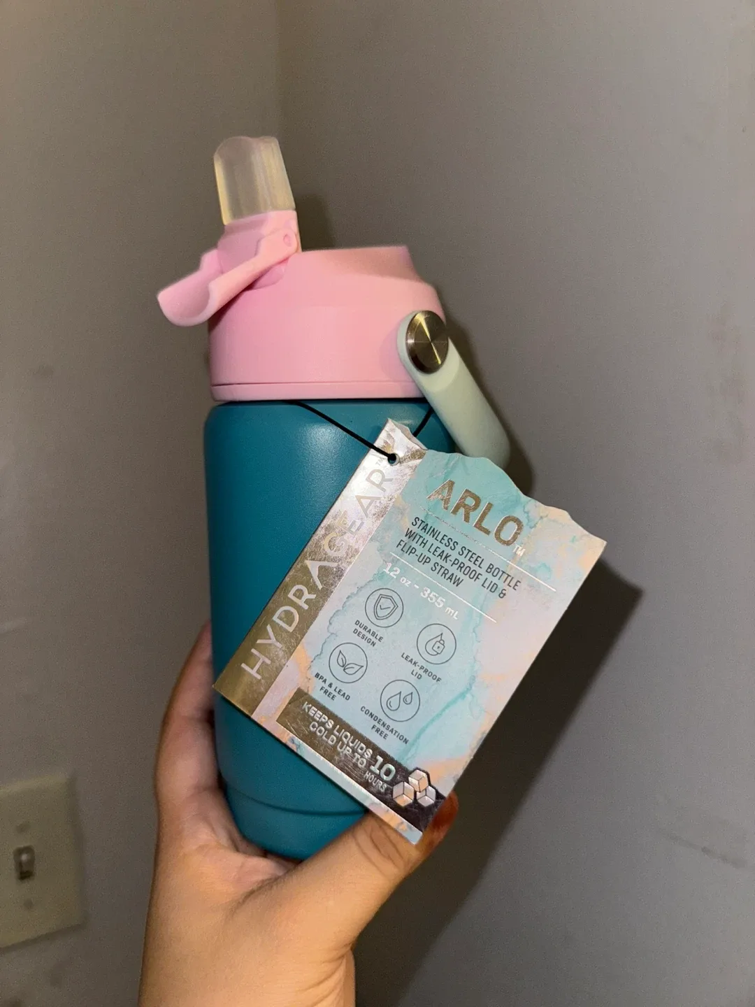 Arlo HydraGear Stainless Steel Bottle - 12 oz thumbnail
