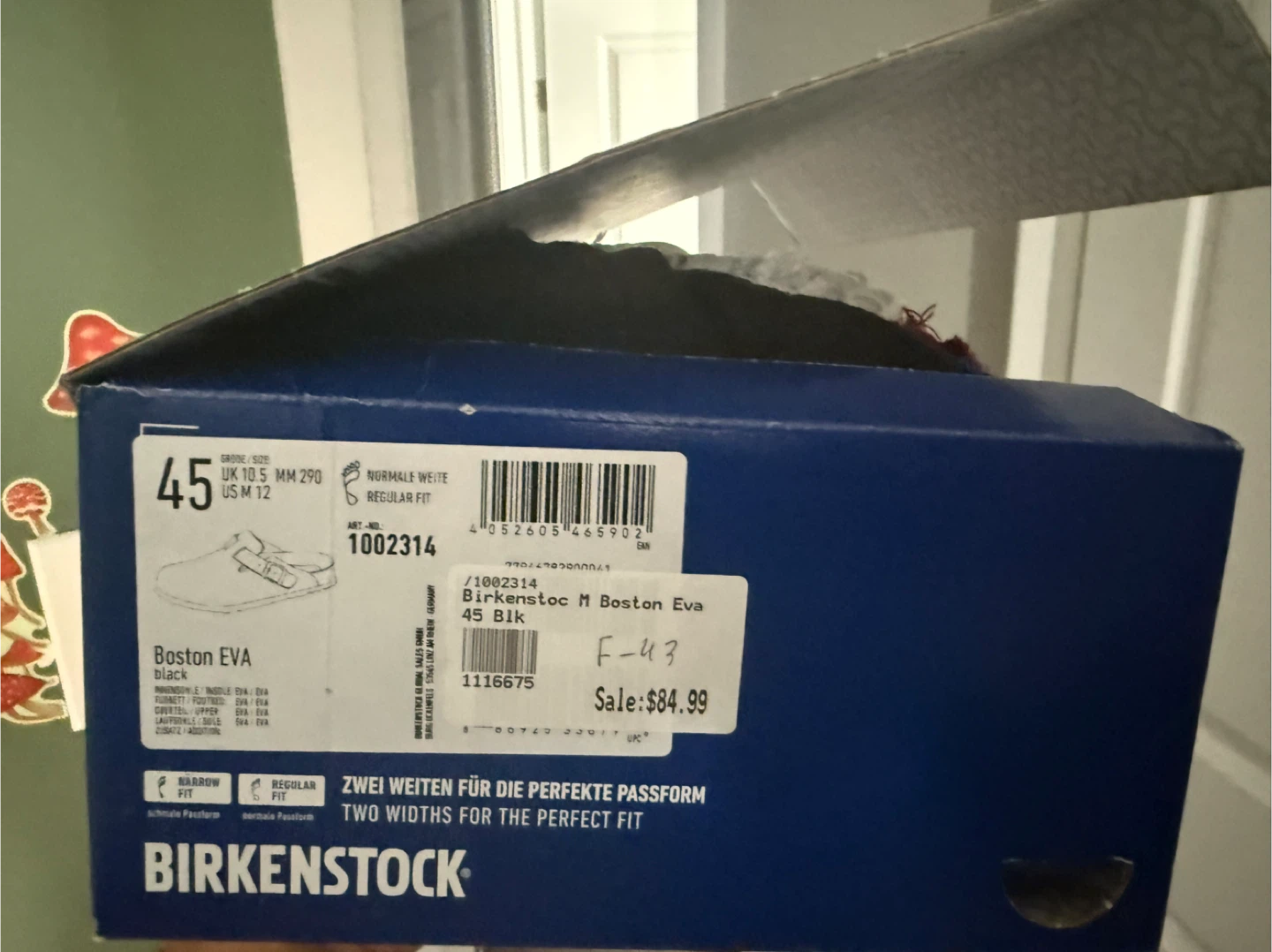 Birkenstock Boston EVA Black, US M12 - photo 2