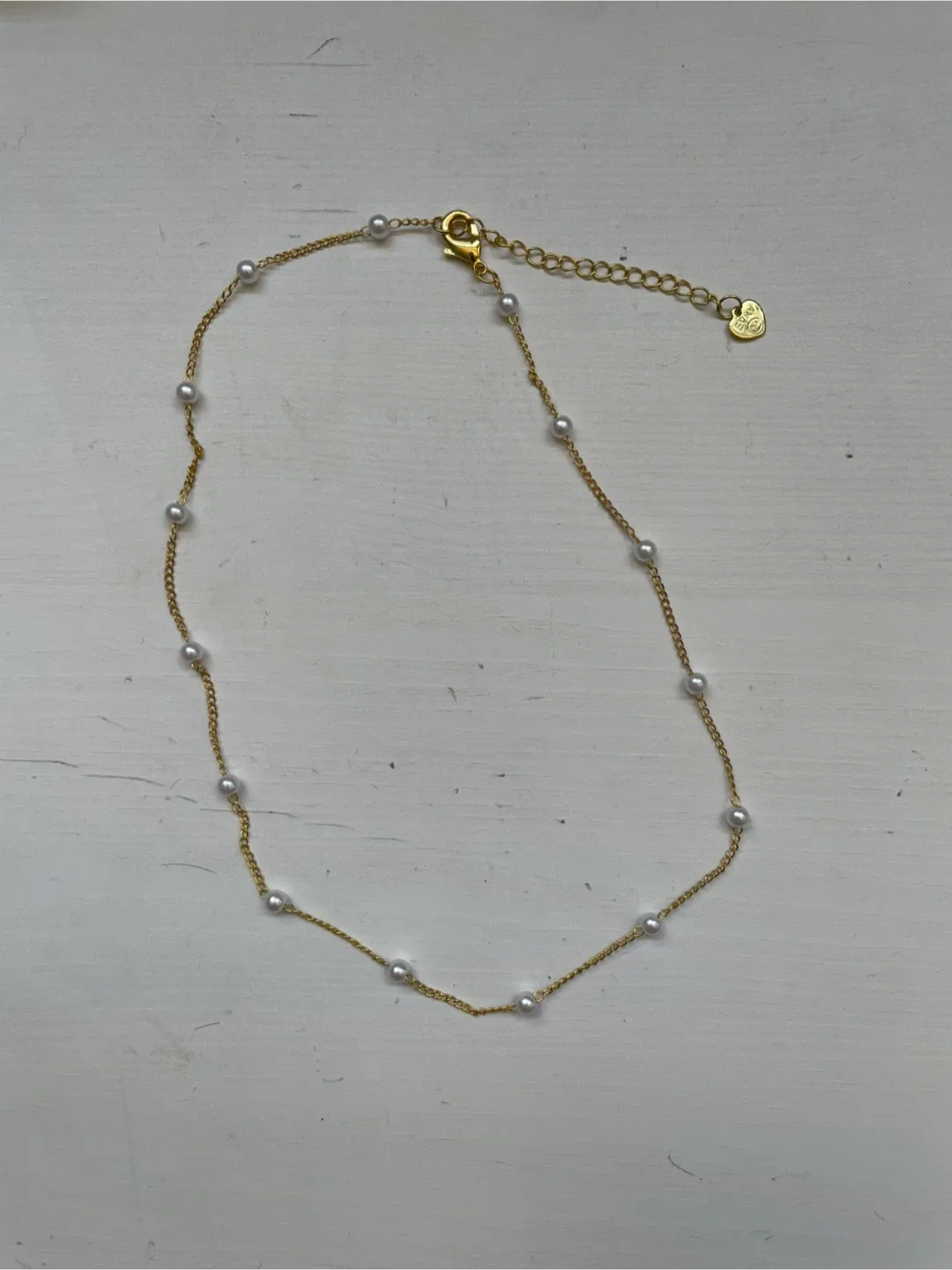 Evry Jewels Pearl Chain Necklace thumbnail