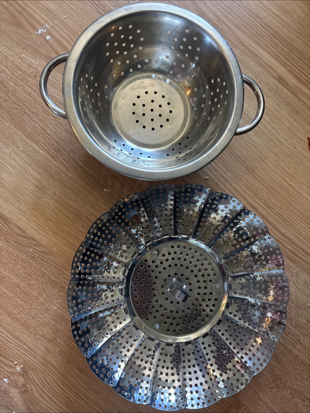 Stainless Steel Colander and Steamer Set thumbnail