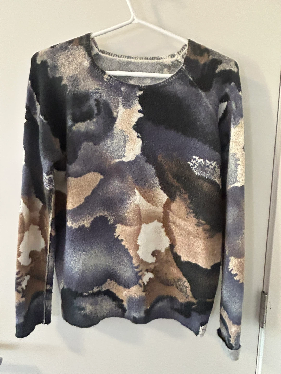 Patterned Long Sleeve Top