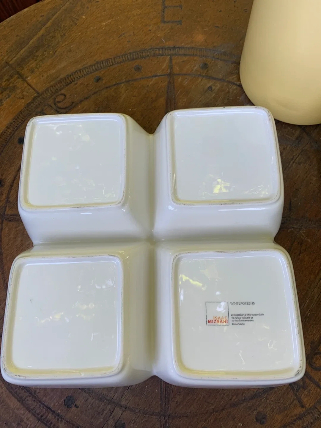 Isaac Mizrahi Wintergreens Divided Serving Dish image indicator(5)