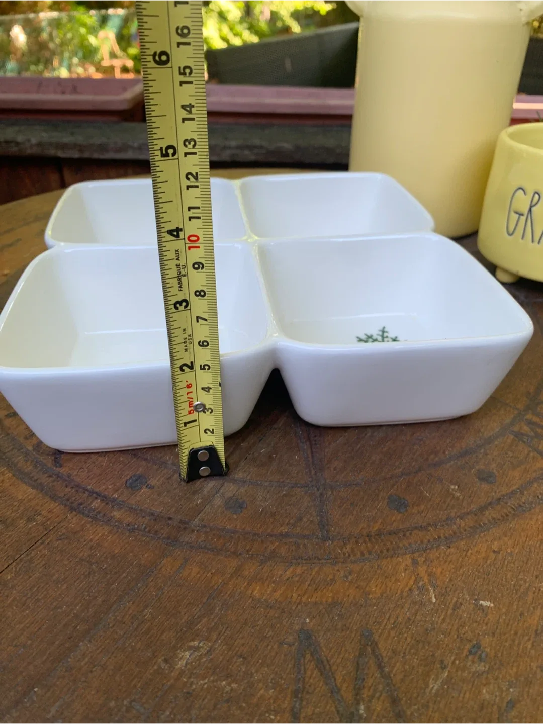 Isaac Mizrahi Wintergreens Divided Serving Dish image indicator(9)