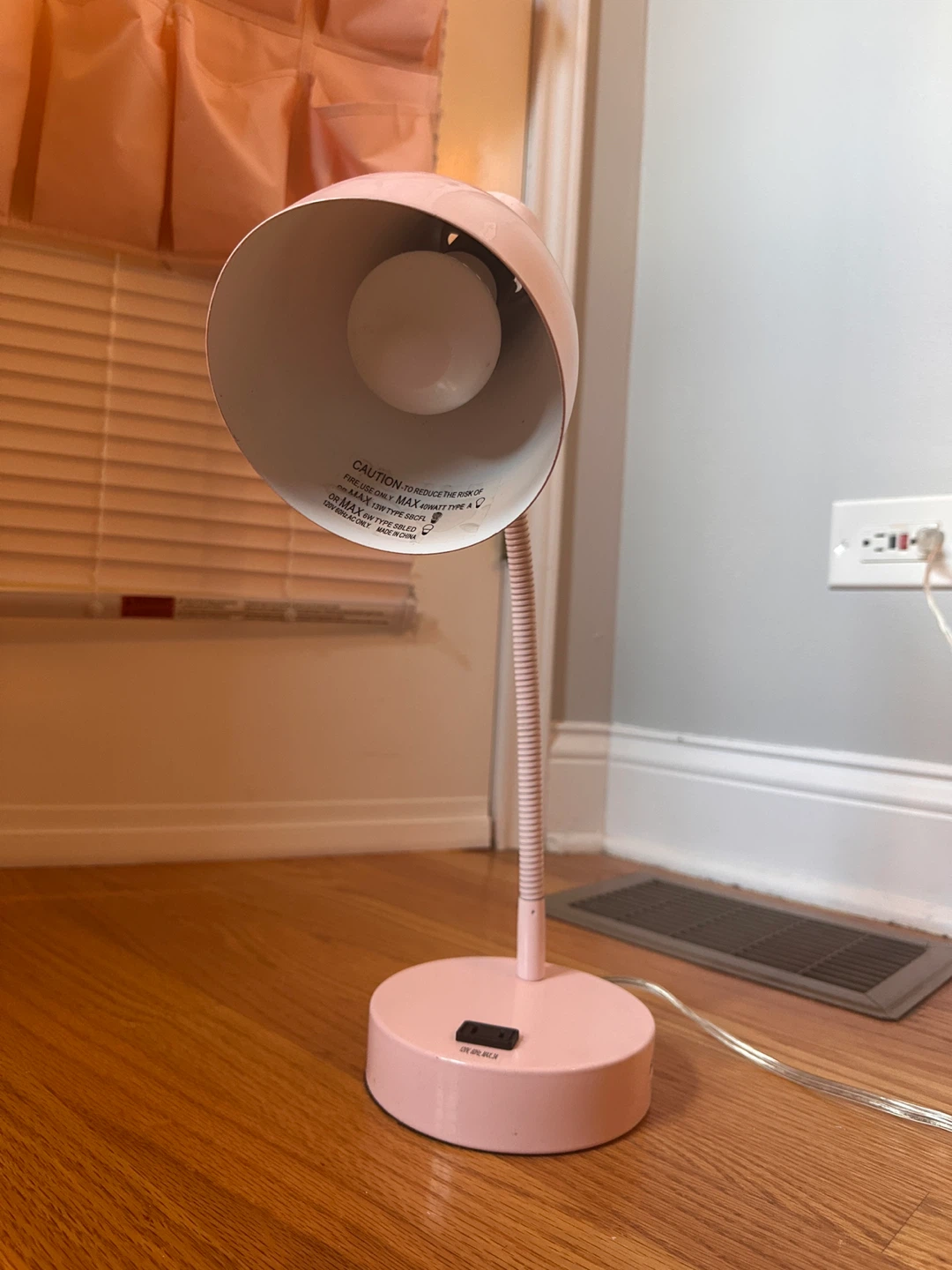 Pink Desk Lamp with USB Port - photo 3