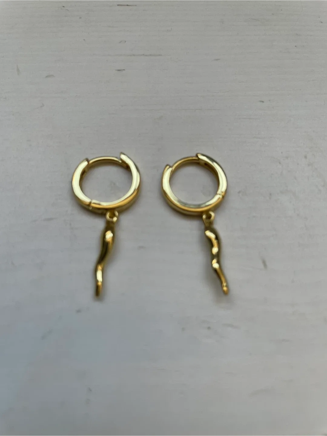Gold Drop Earrings thumbnail