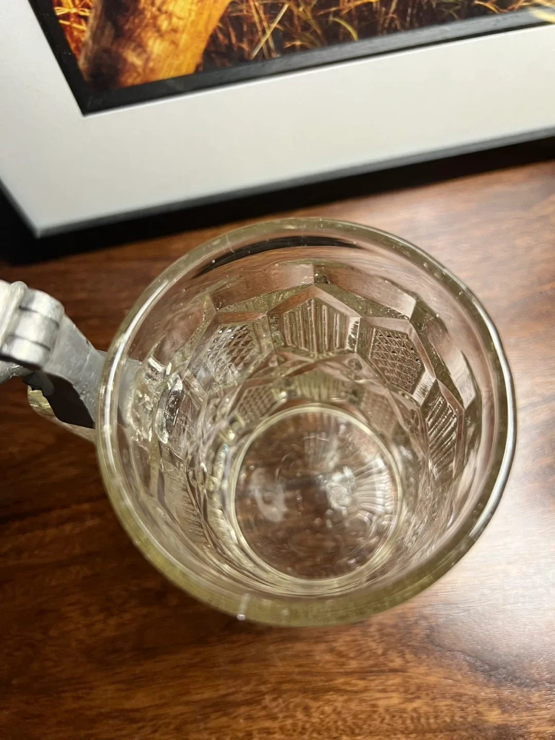 Vintage Glass Beer Stein image indicator(5)