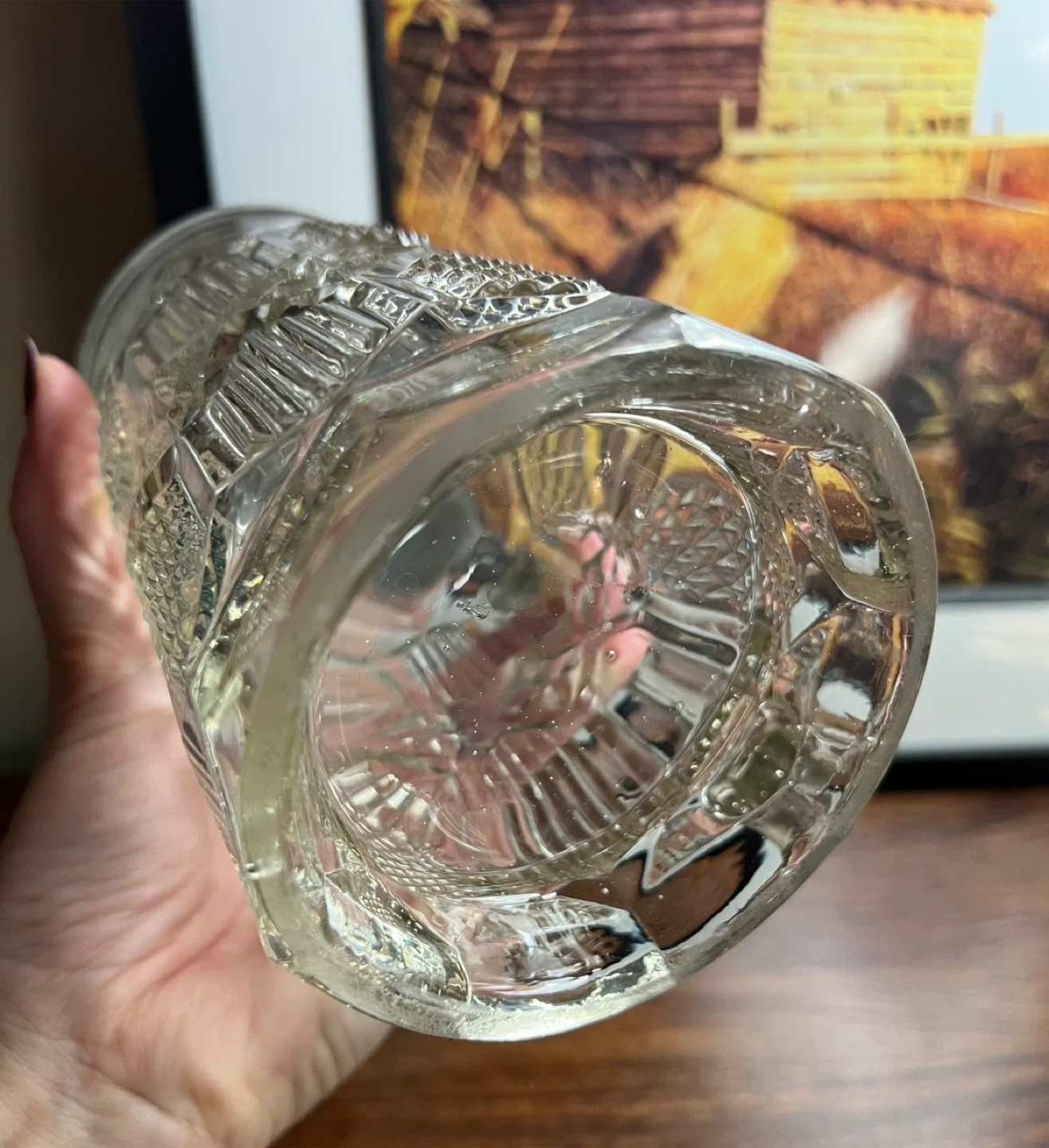 Vintage Glass Beer Stein image indicator(6)