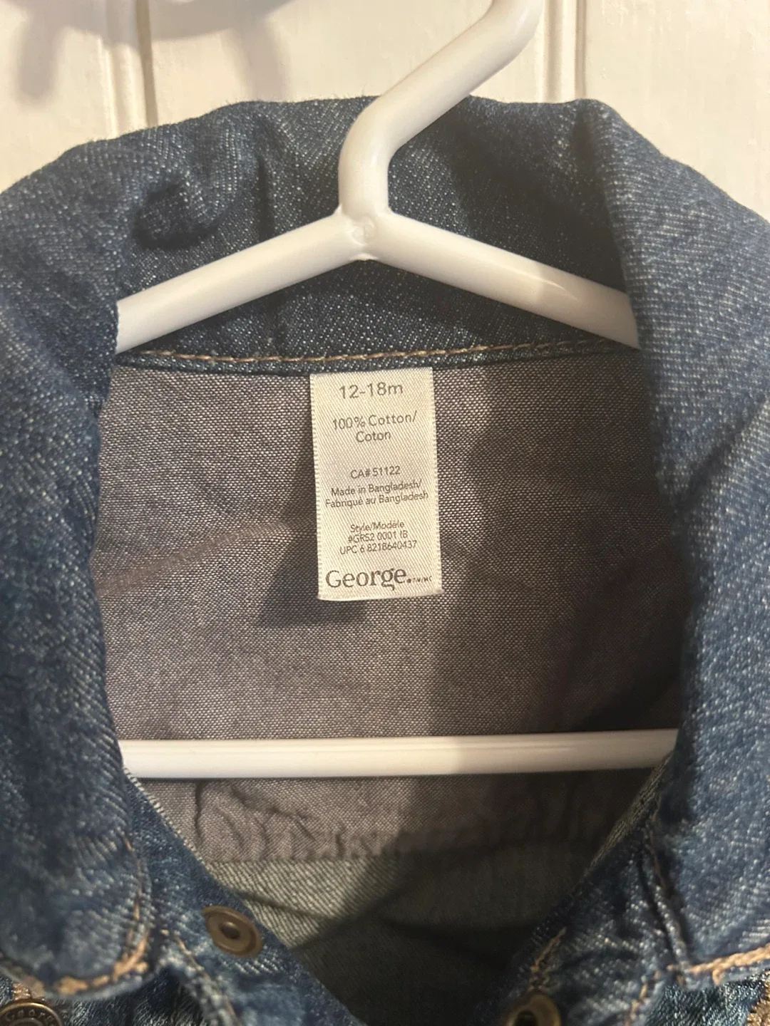 George Denim Jacket - 12-18 Months image indicator(2)