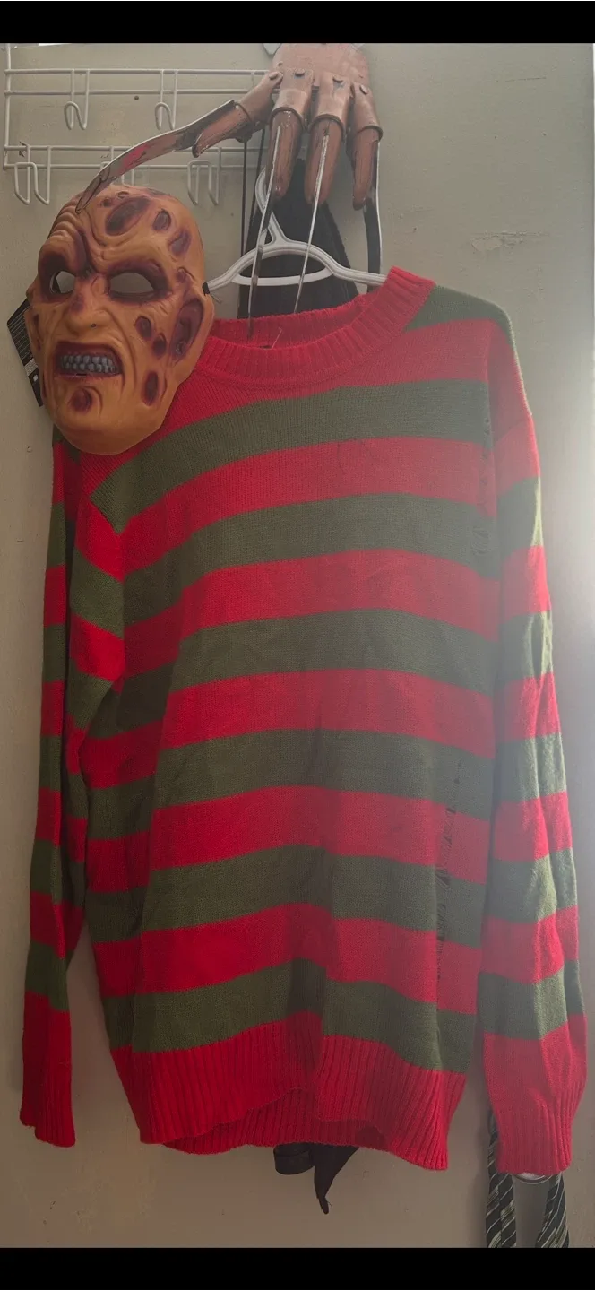 🎃Freddy Krueger Costume  Men’s XL🎃 image indicator(4)