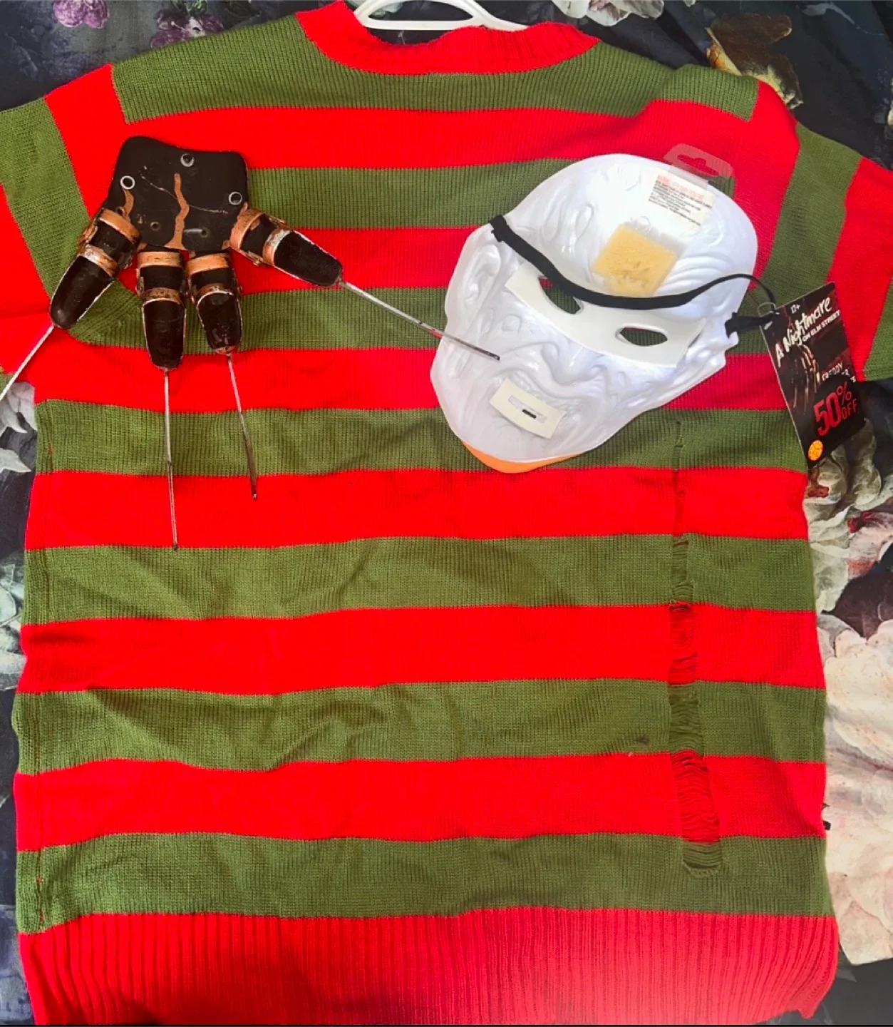 🎃Freddy Krueger Costume  Men’s XL🎃 image indicator(2)