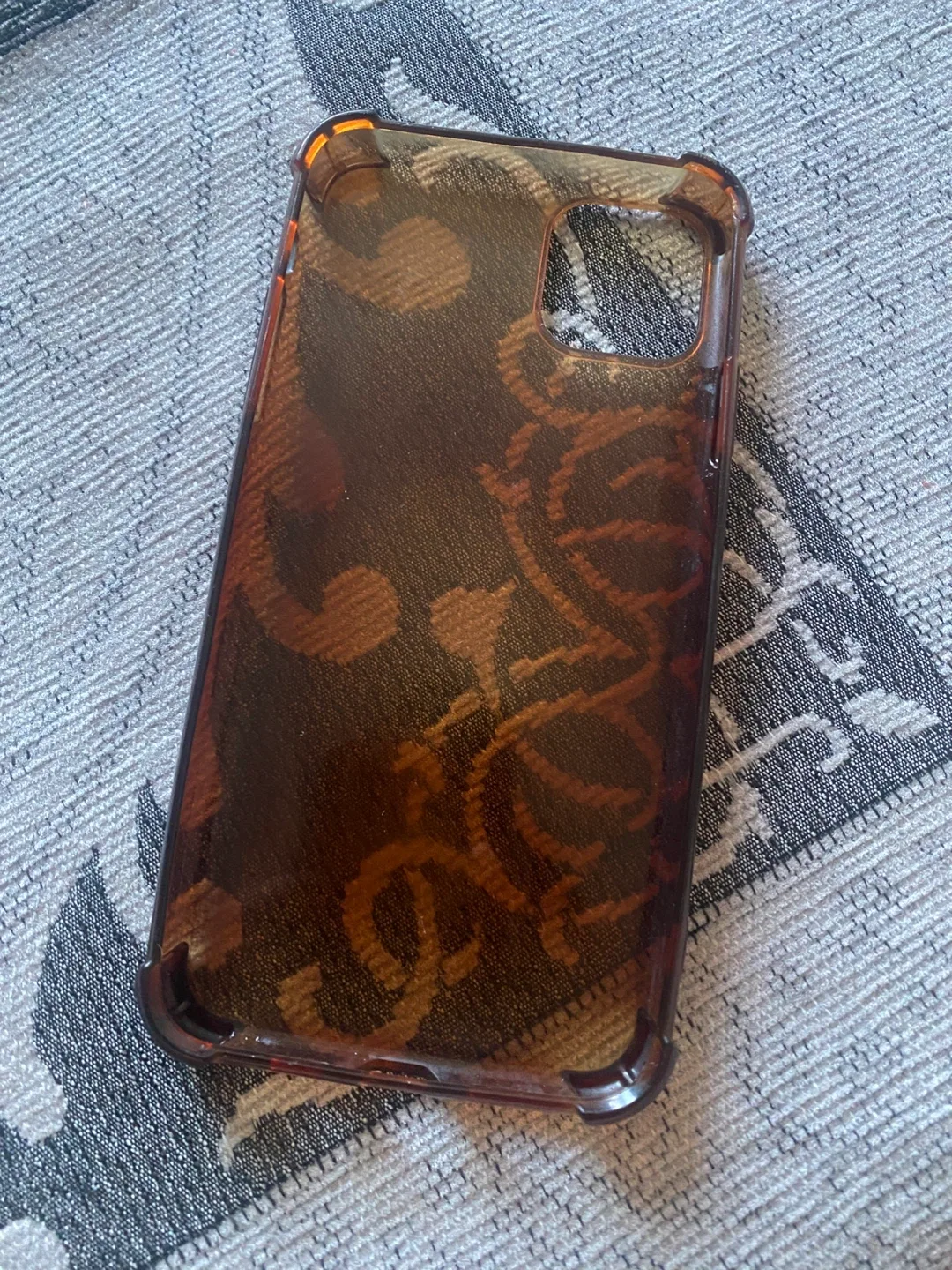 iPhone 11 Pro Max Transparent Brown Phone Case thumbnail