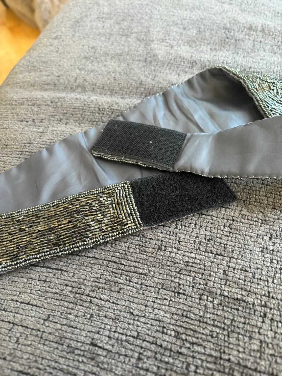 Beaded Belt - Silver/Grey image indicator(2)