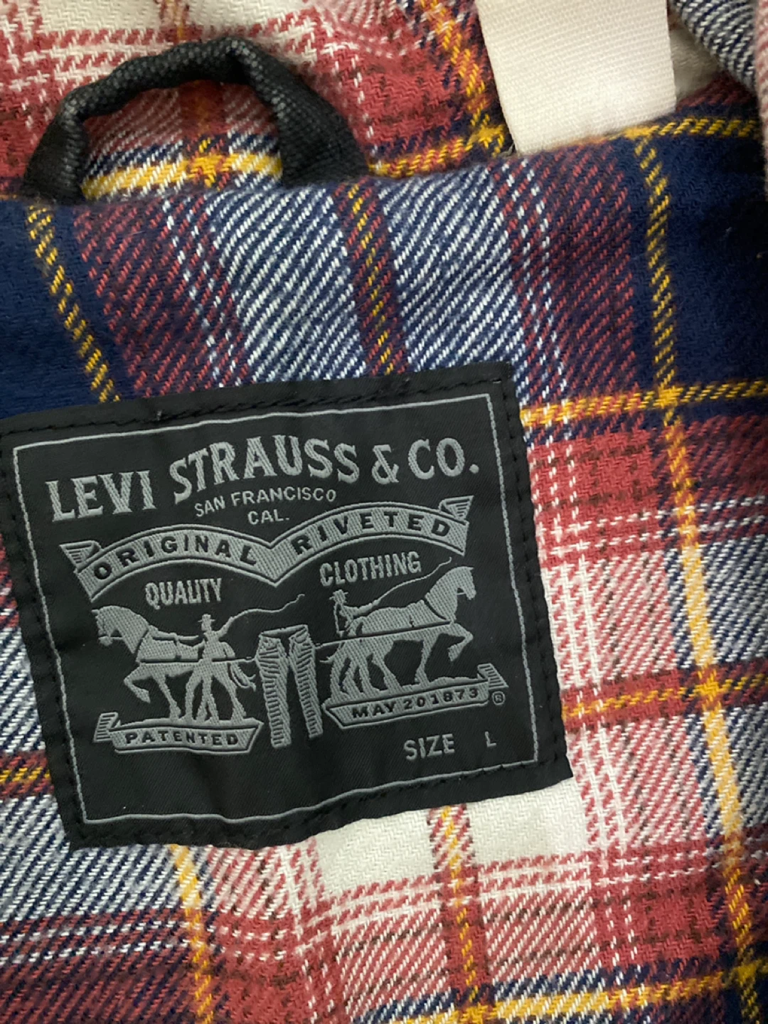 Levi Strauss & Co. Black Hooded Jacket - Size L
