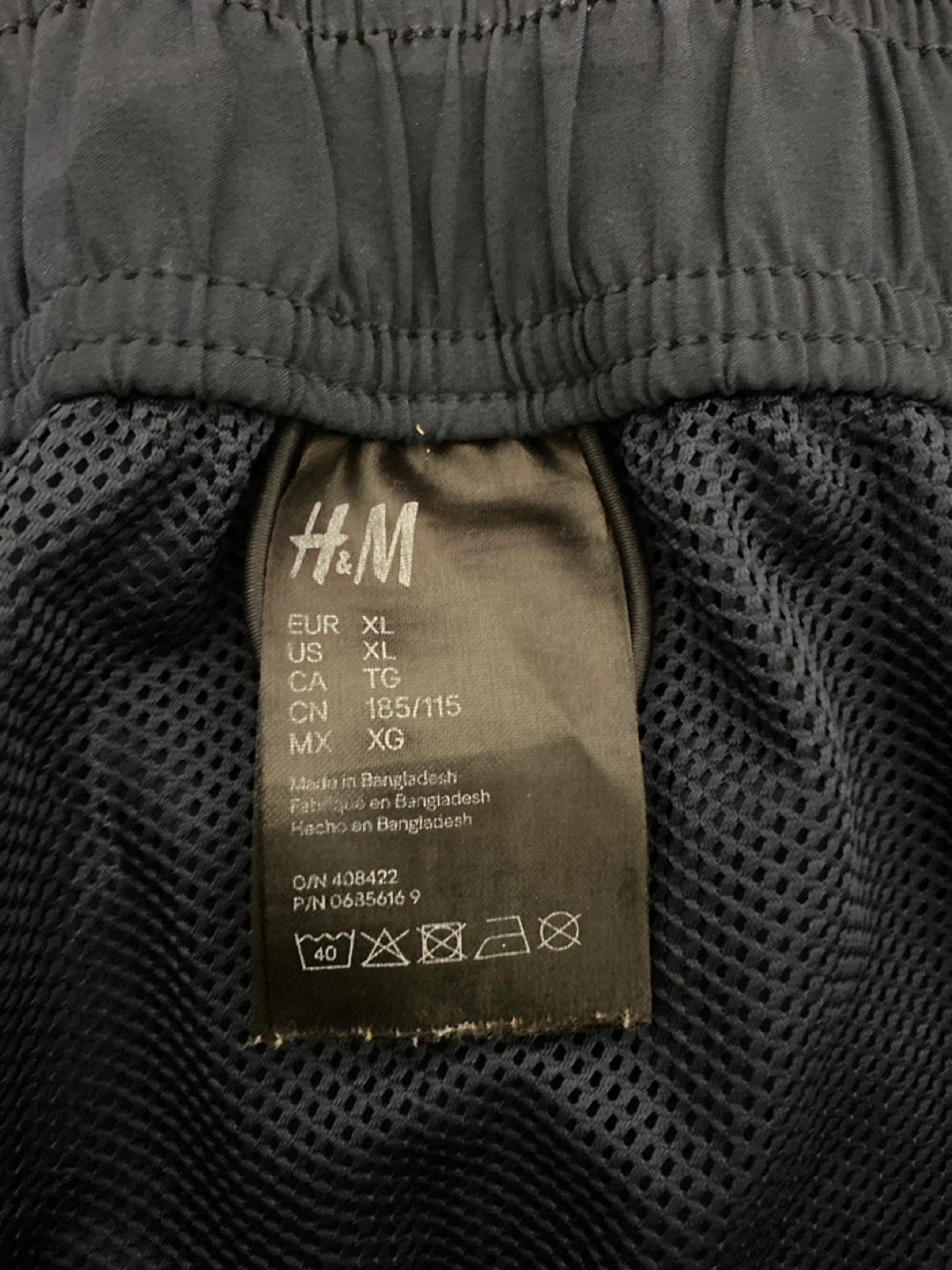 H&M Colour Block Swim Shorts - Size XL