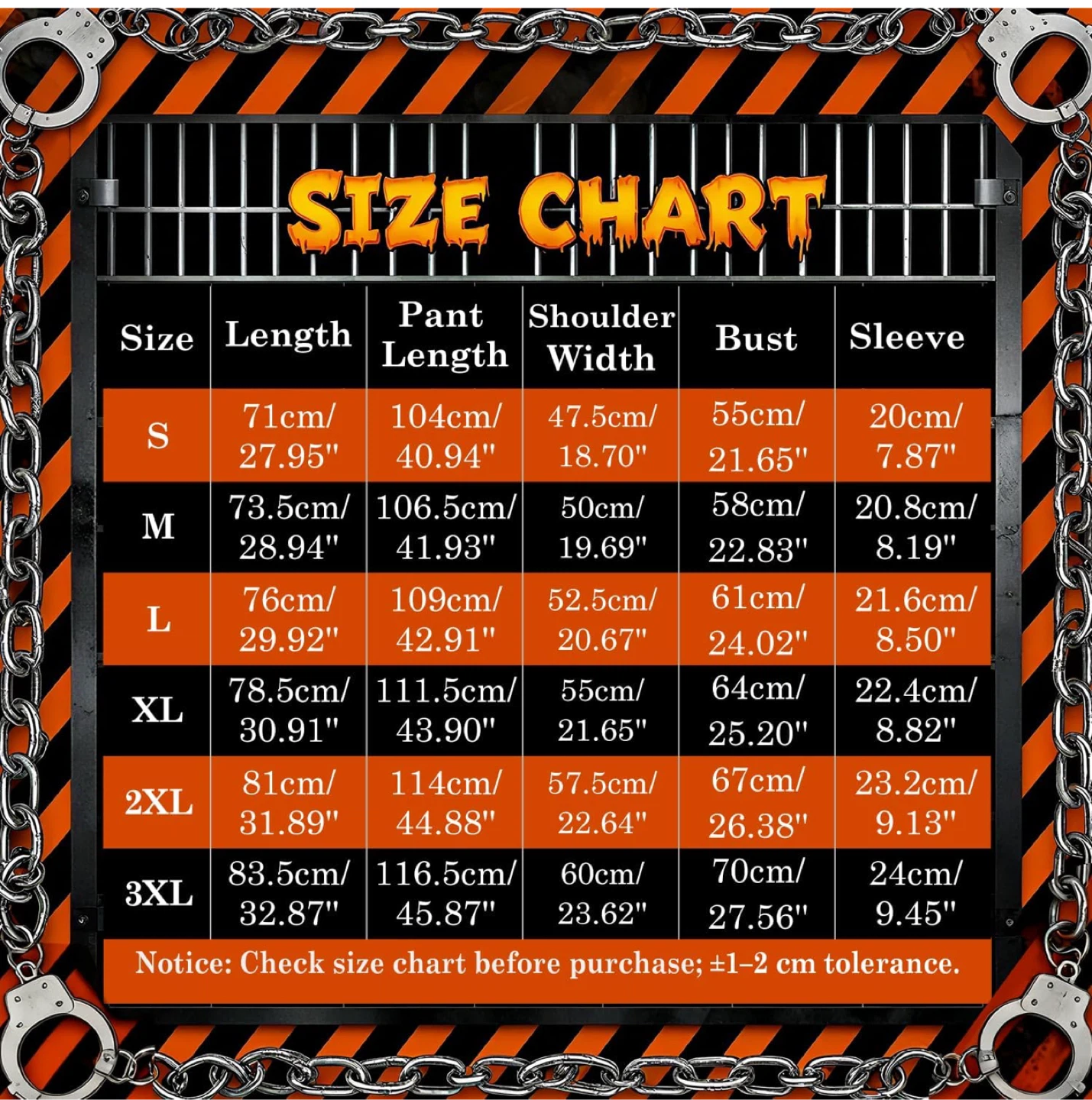 Orange State Prison Costume - photo 3