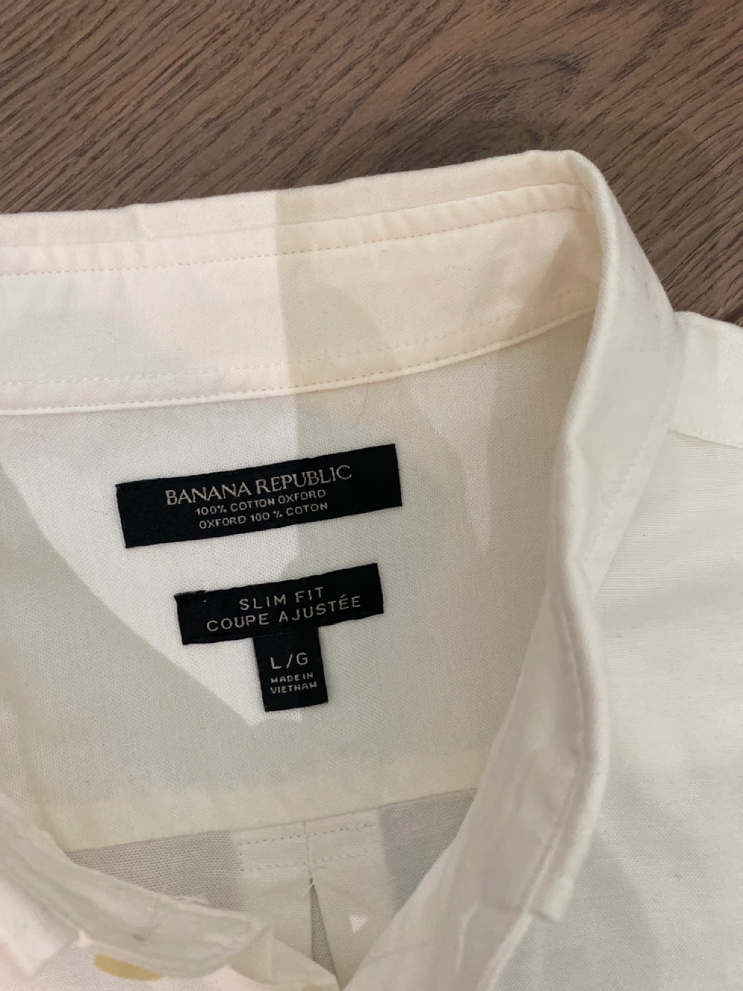 Banana Republic Slim Fit Oxford Shirt - Large