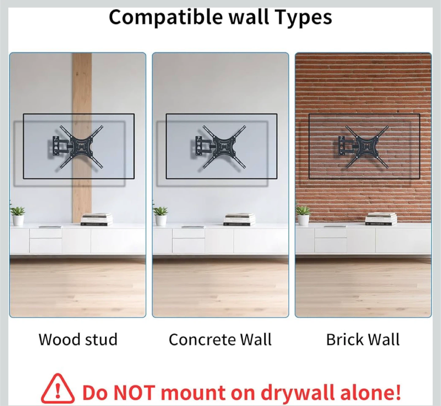 Adjustable Full Motion TV Wall Mount - photo 4