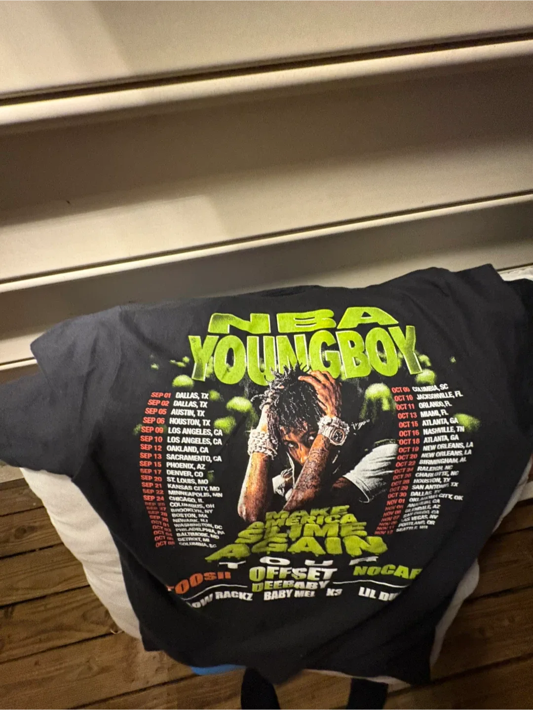 NBA Youngboy Black Tour T-shirt image indicator(2)