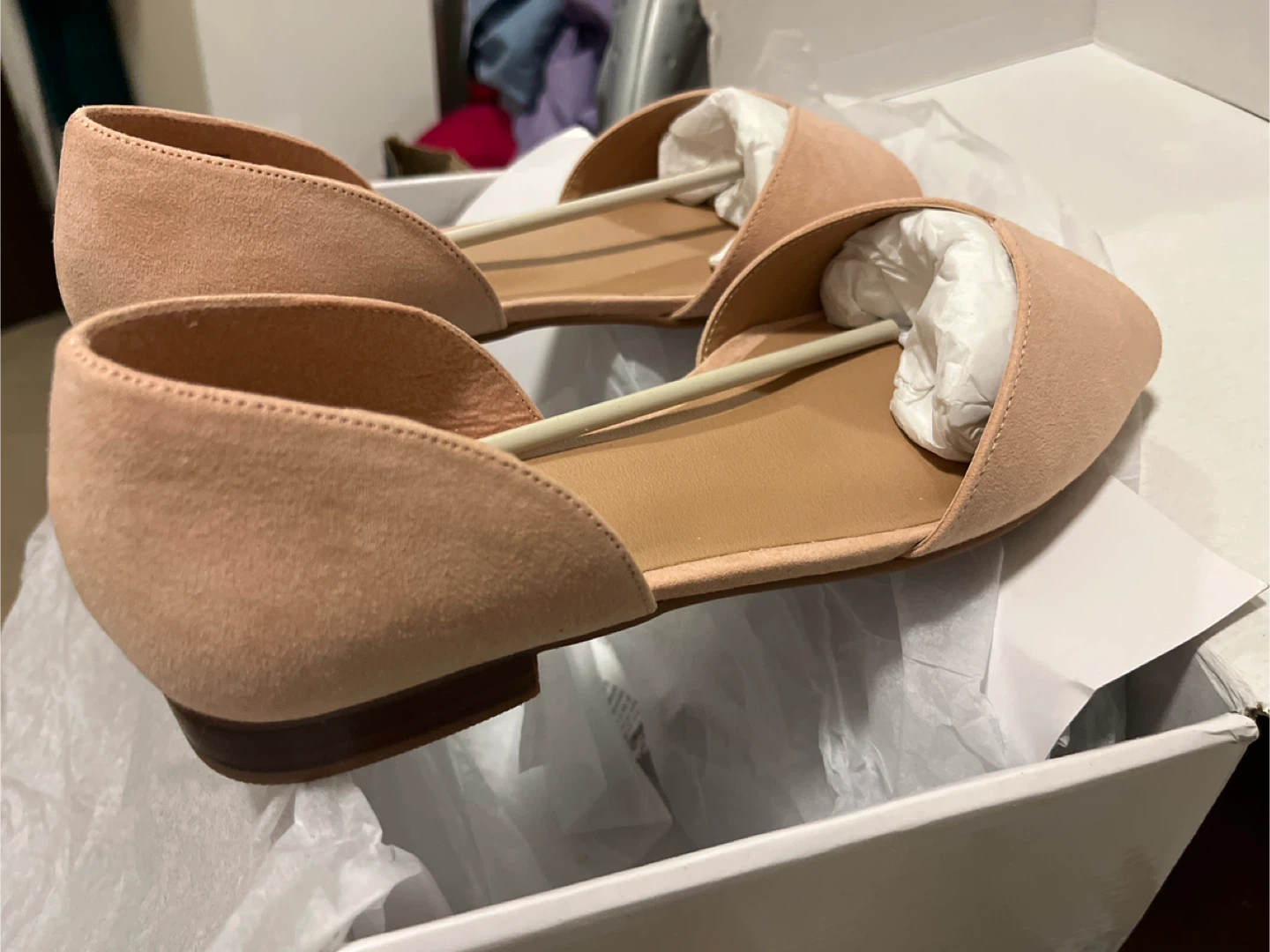 Extra wide width open toe flat shoes - photo 2