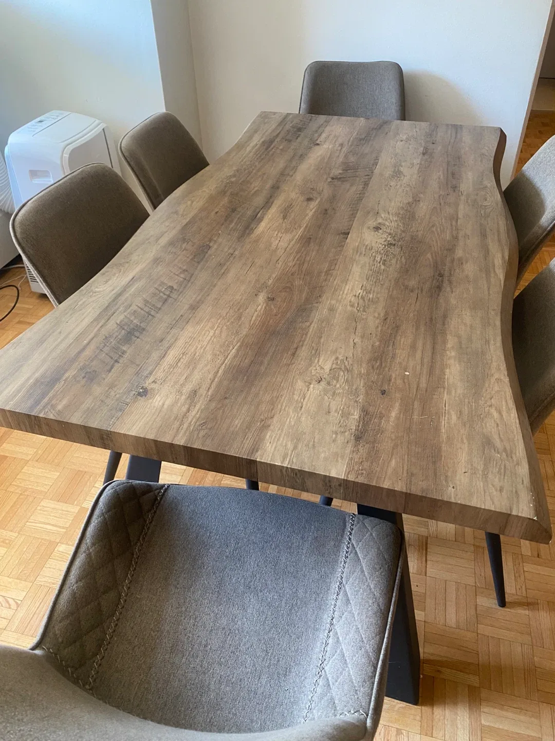Wood Dining Table with 6 Chairs image indicator(3)