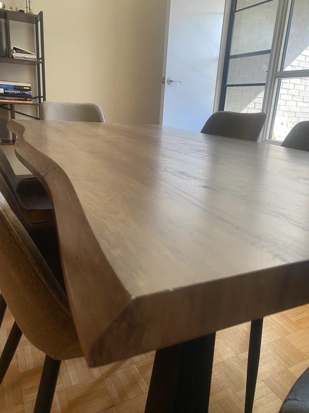 Wood Dining Table with 6 Chairs image indicator(2)