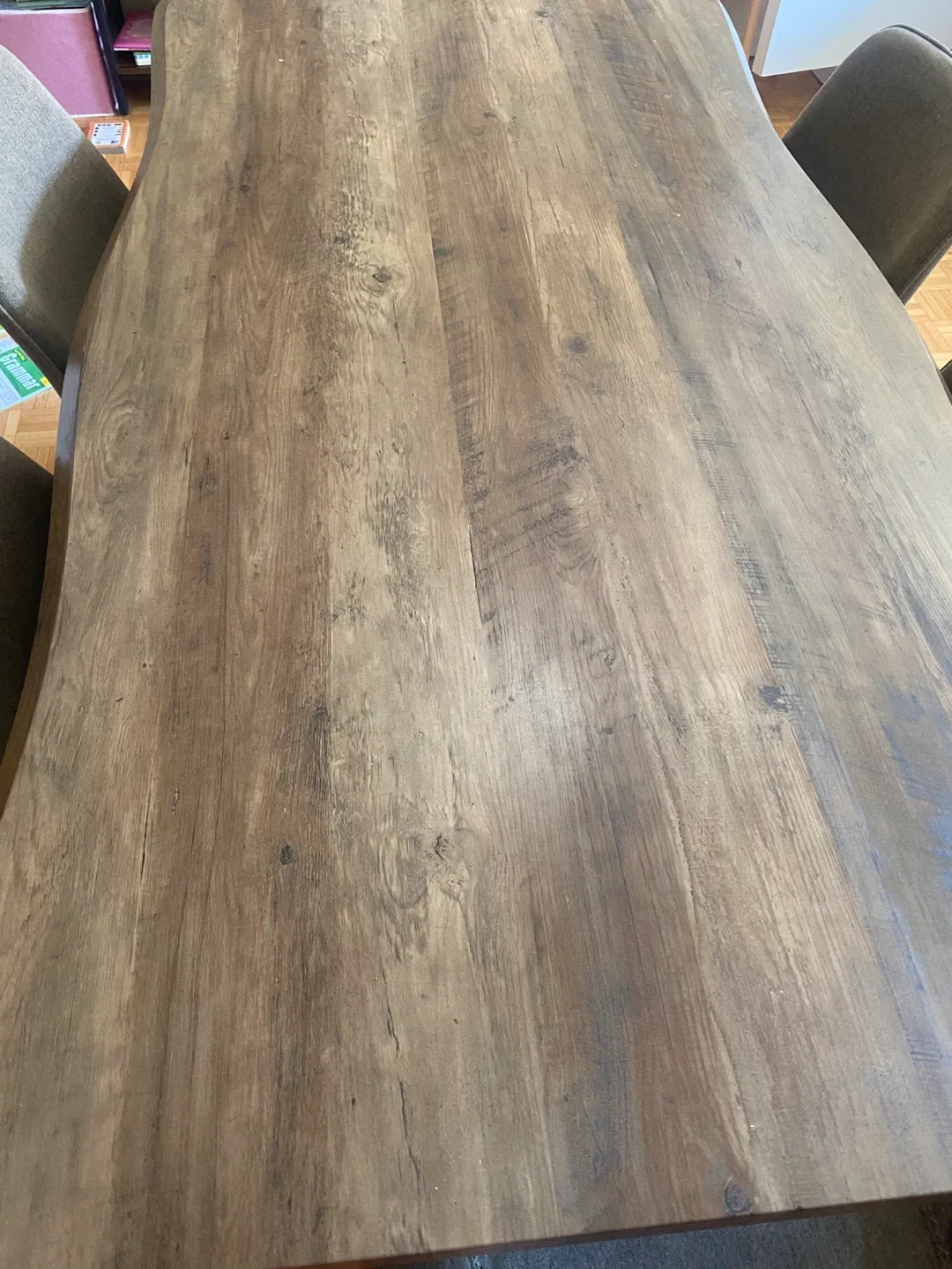 Wood Dining Table with 6 Chairs thumbnail
