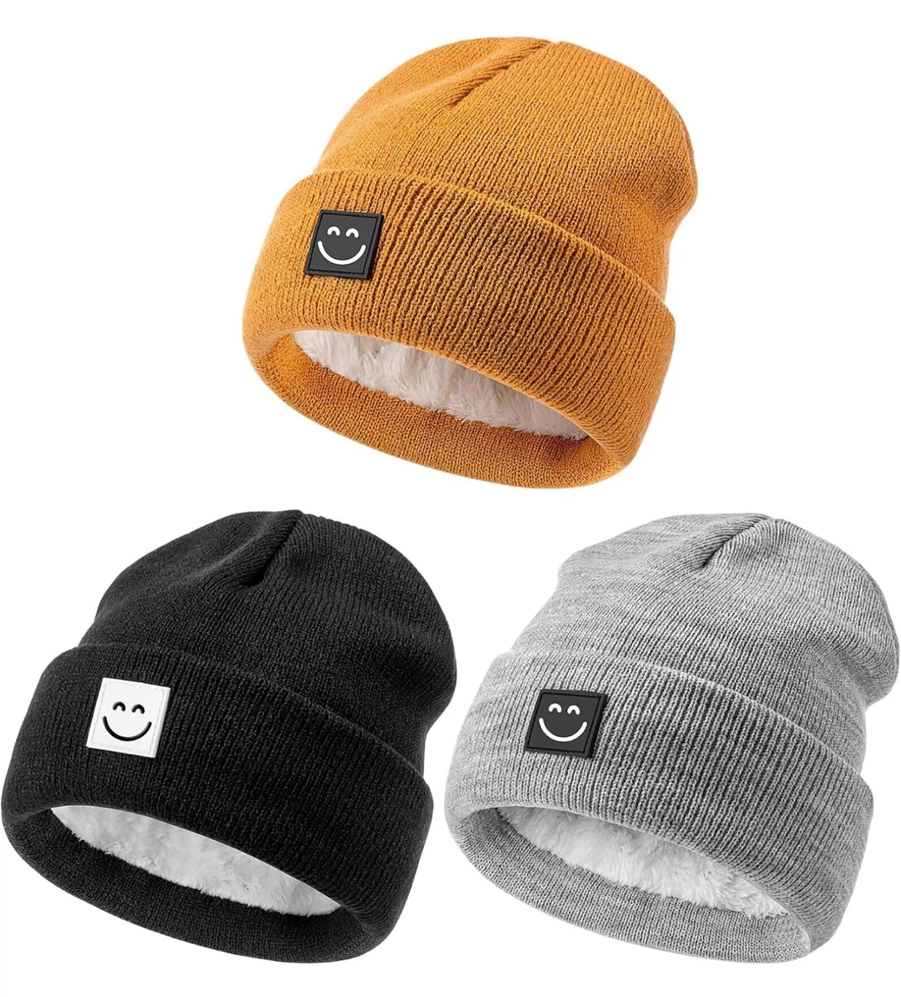 Cute Smile Face Beanie - 6-36 Months