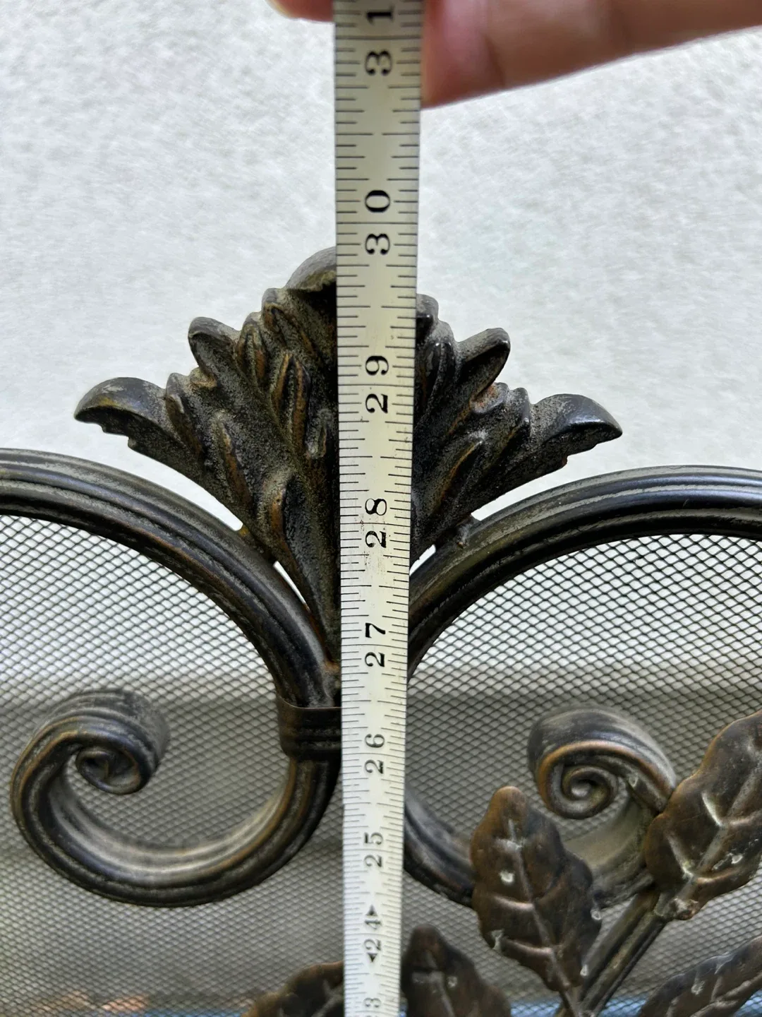 fireplace screen Decorative arched three panel fire image indicator(8)