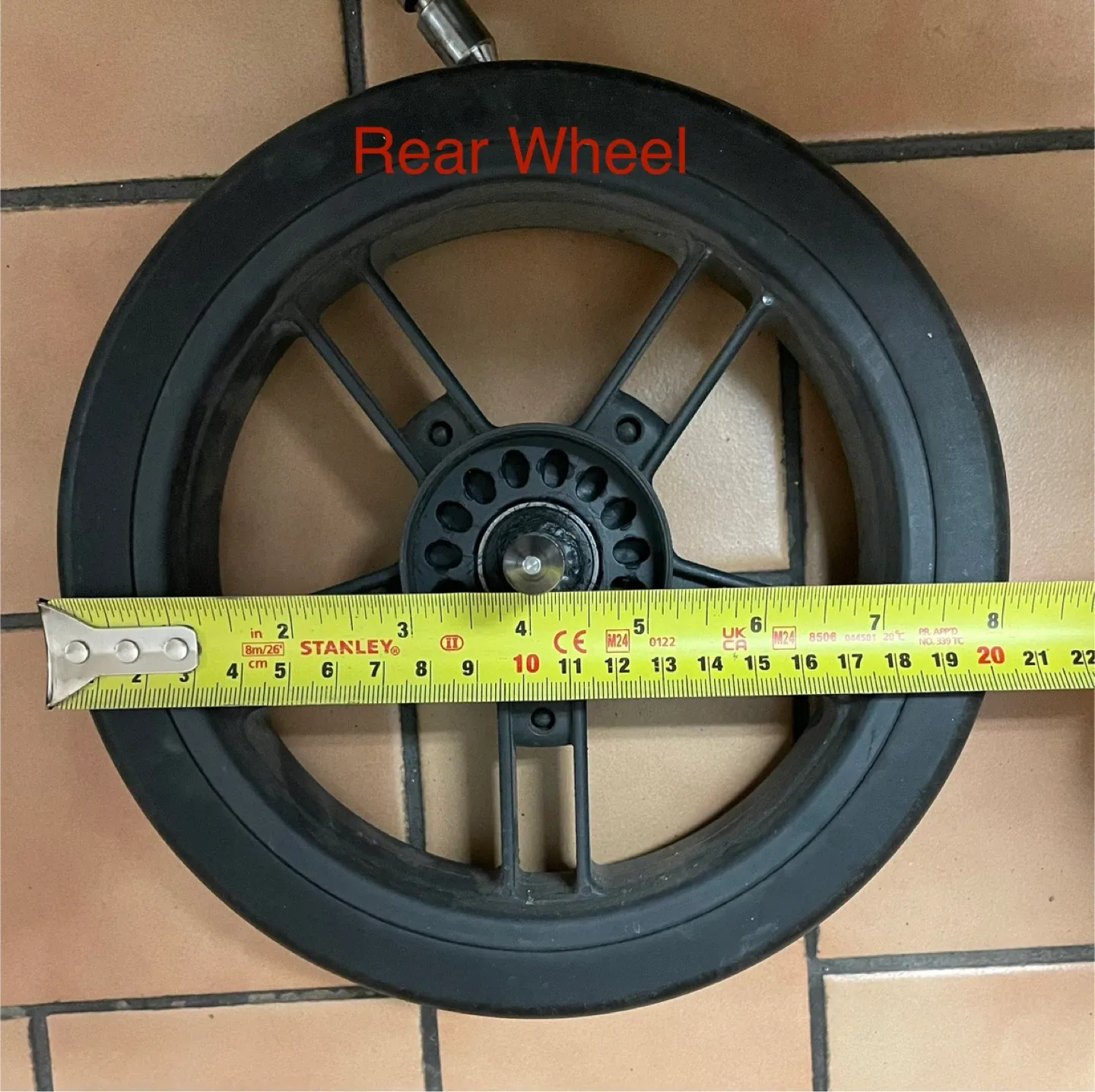 Uppababy Cruz 2011-2014 Stroller Wheels - Rear and Front image indicator(3)