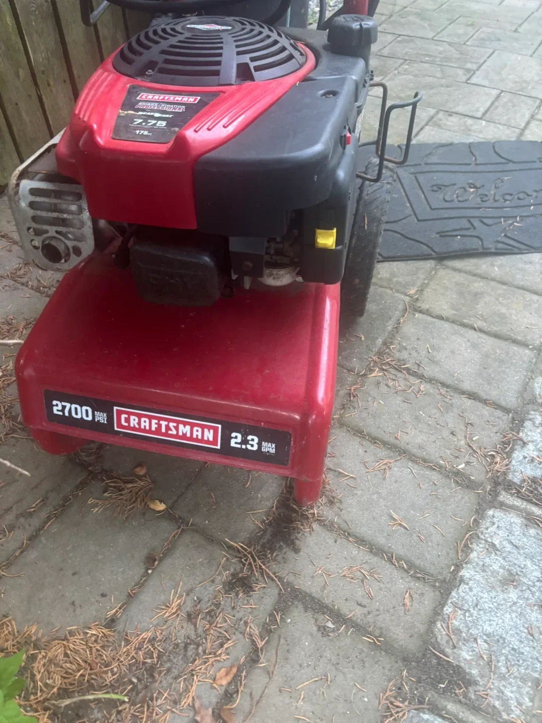 Craftsman 2700 PSI Gas Pressure Washer image indicator(2)