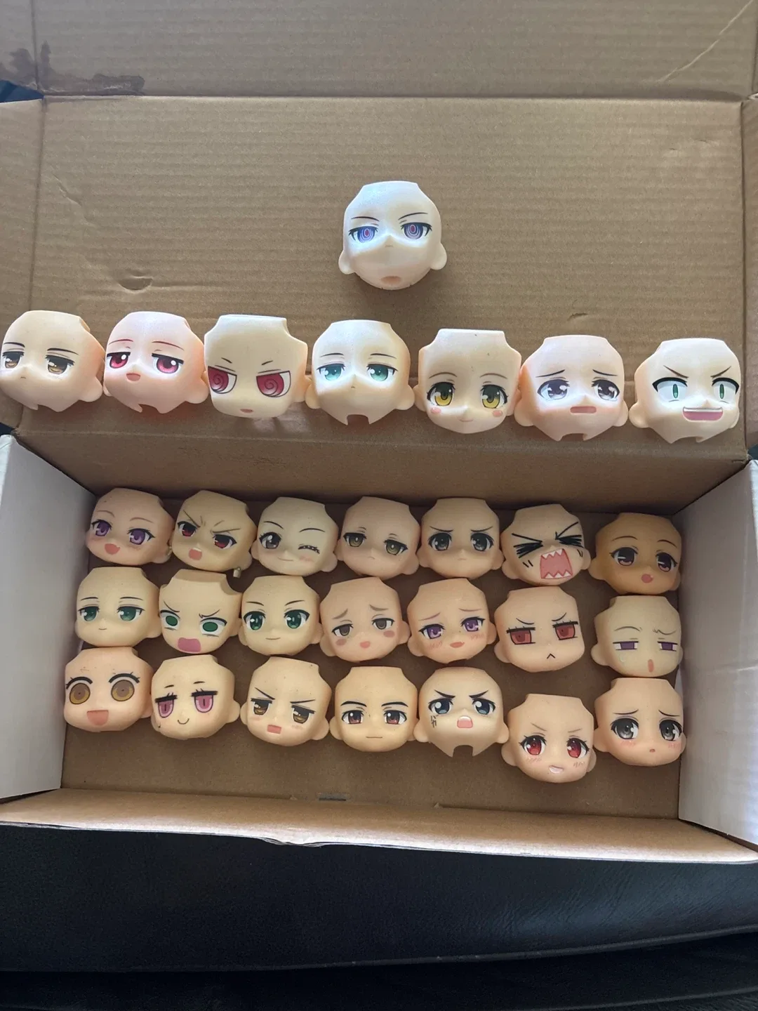 Anime Figurine Heads - Variety of Expressions