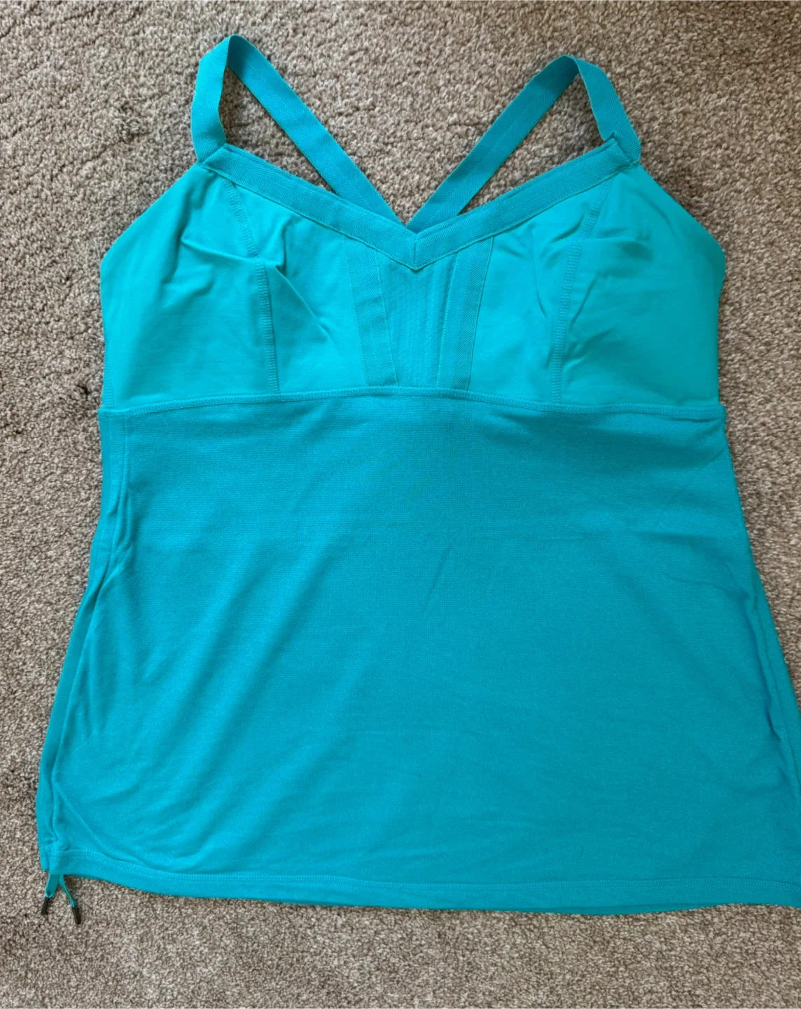 Lululemon Turquoise Tank Top image indicator(2)