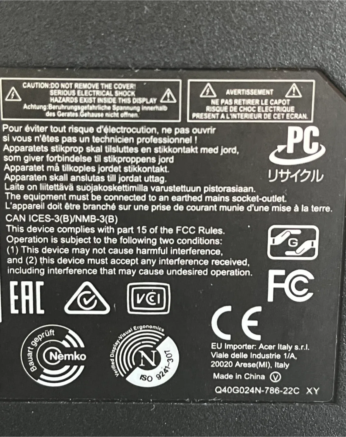 Acer CB282K smiiprx 28" LCD Monitor image indicator(5)