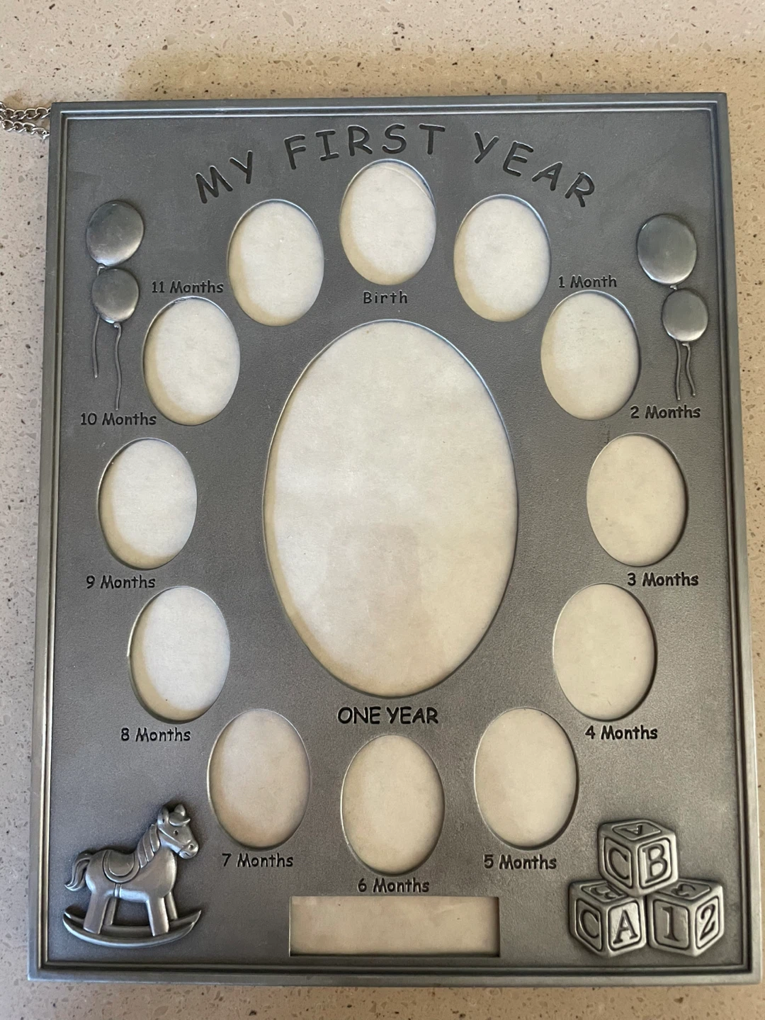 My First Year Baby Photo Frame