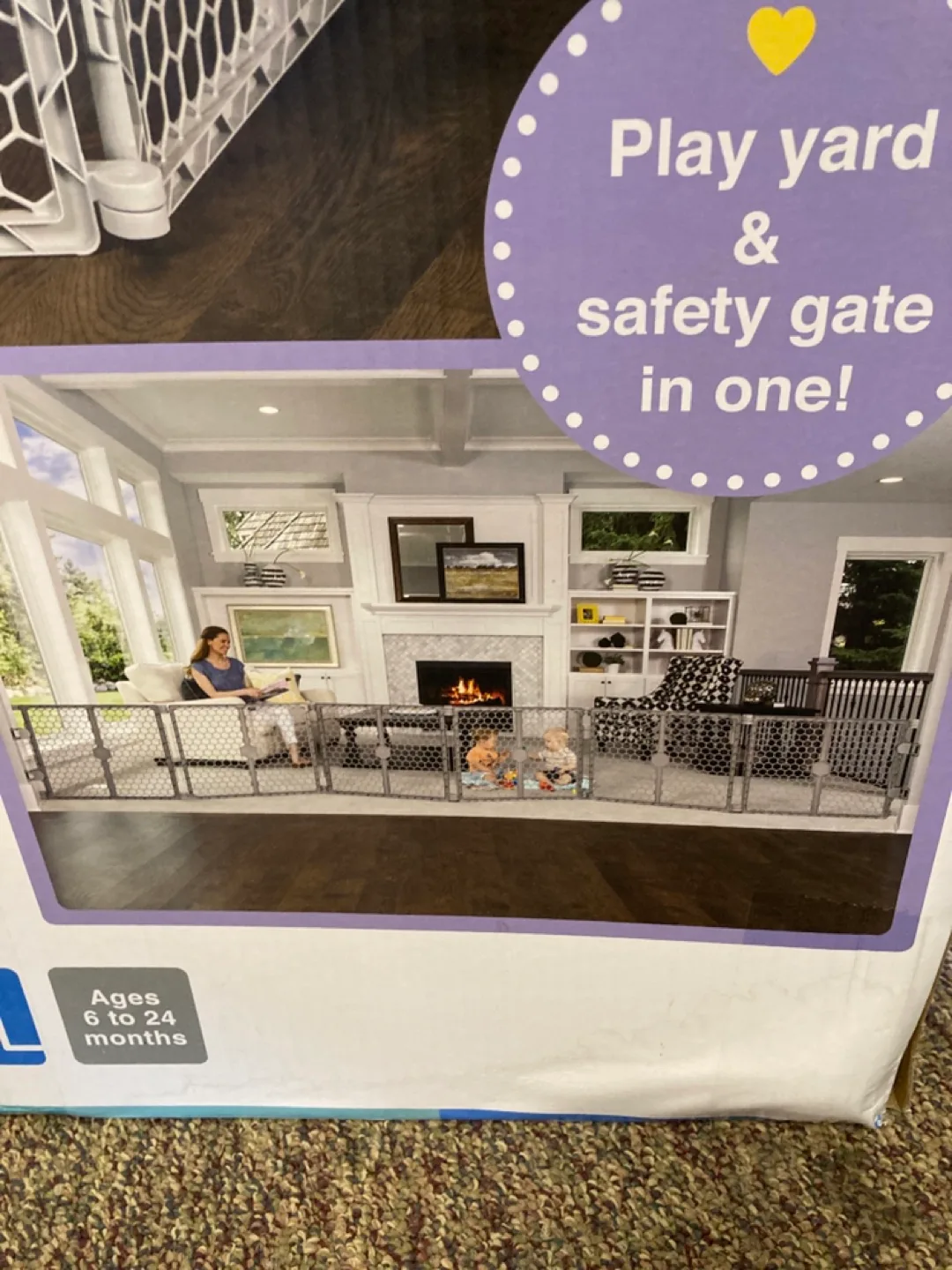 Regalo 2-in-1 Play Yard & Safety Gate image indicator(2)