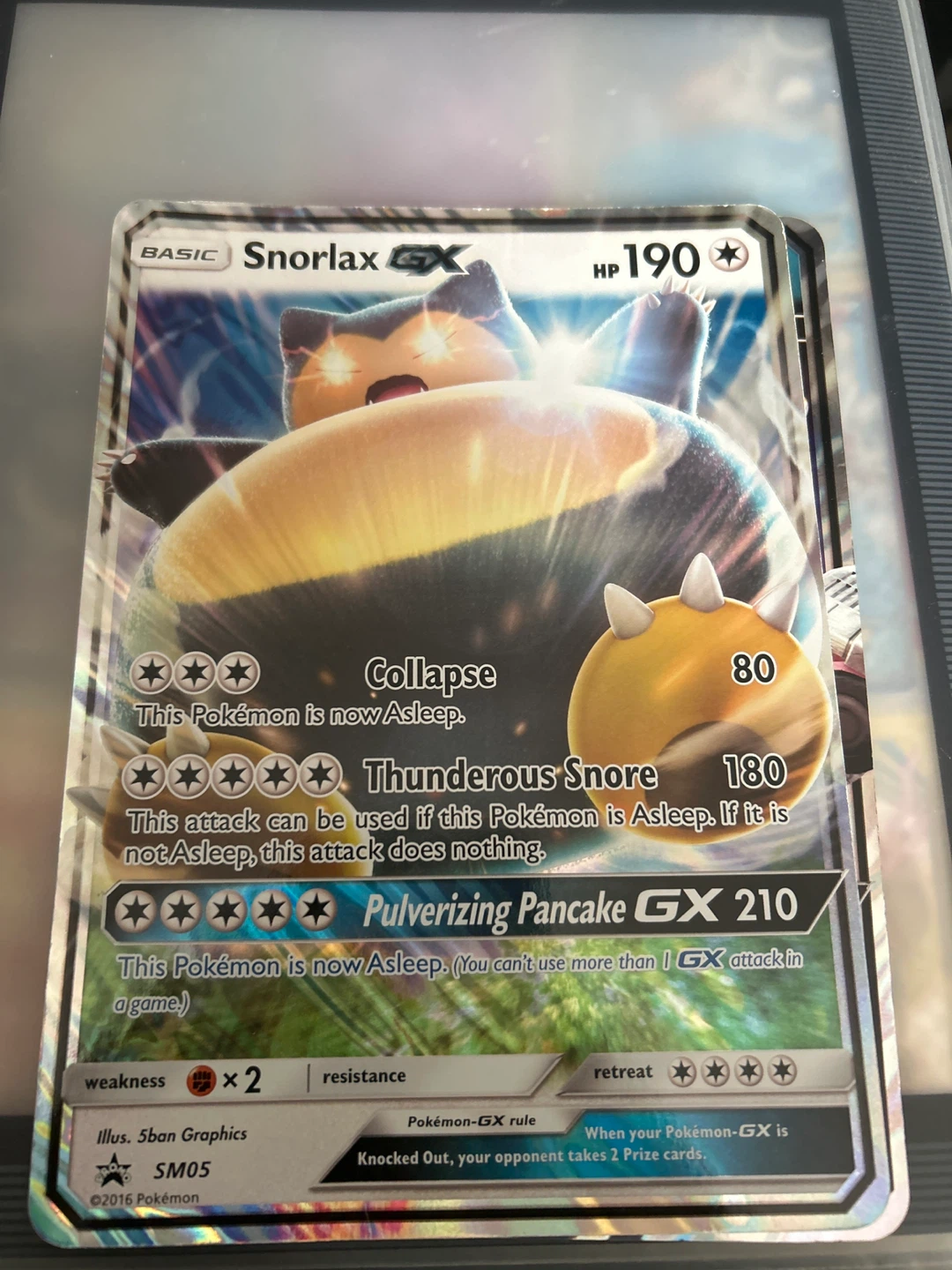 Snorlax GX Pokemon Card