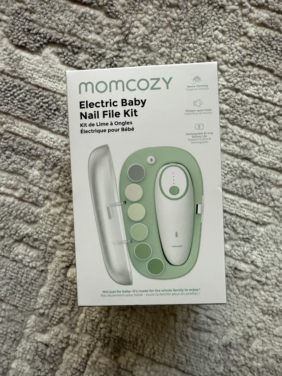 Momcozy Electric Baby Nail File Kit - New