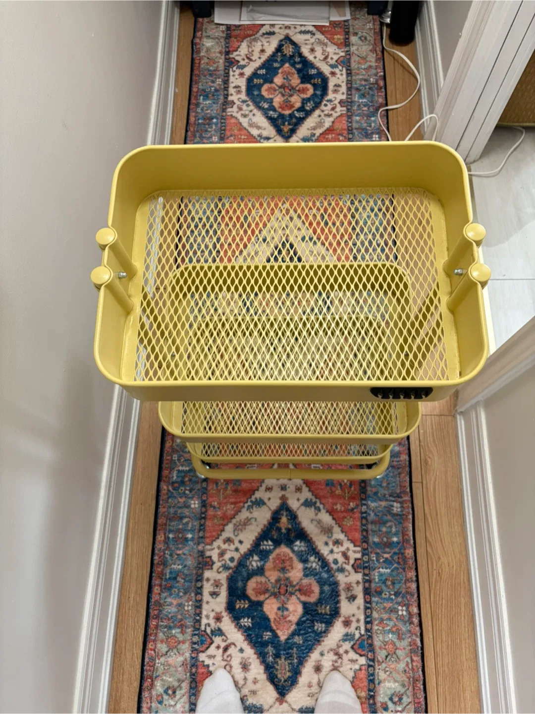 IKEA RÅSHULT Utility Cart - Yellow image indicator(2)