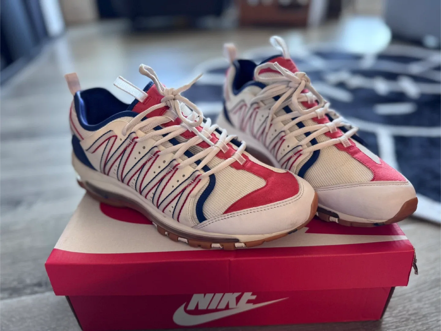 Nike Air Max 97 Red/White Sneakers thumbnail