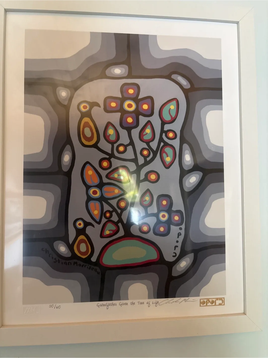 Christian Morrisseau Art Print - Grandfather Gives the Tree image indicator(2)