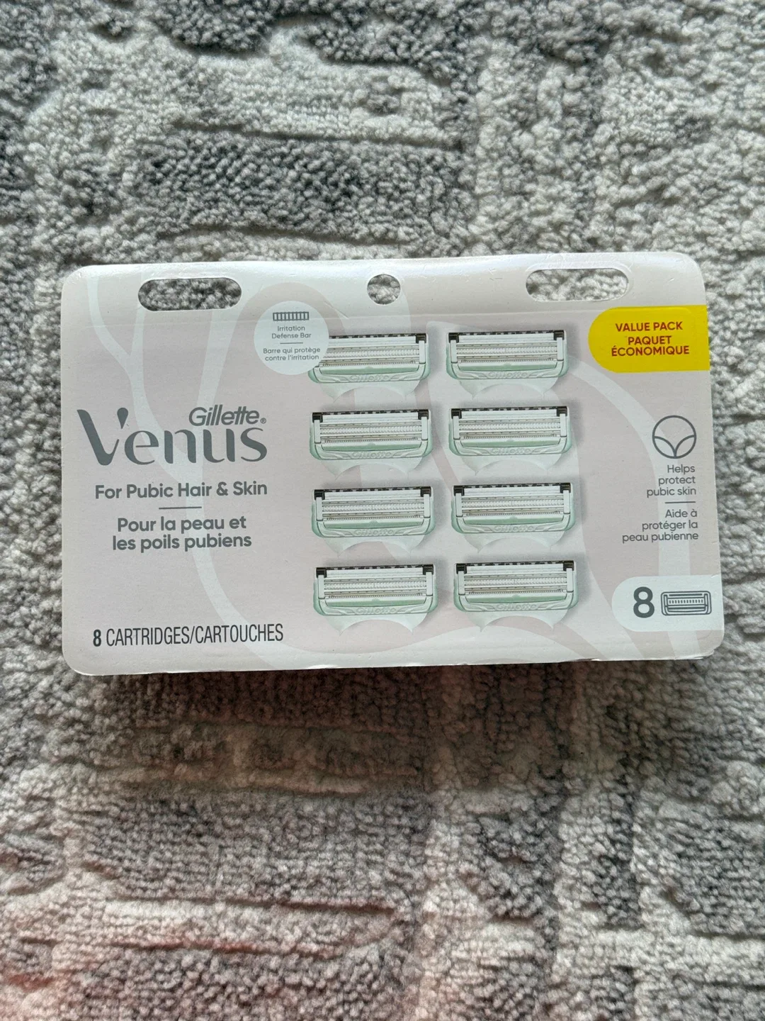 Gillette Venus for Pubic Hair & Skin - 8 Cartridges