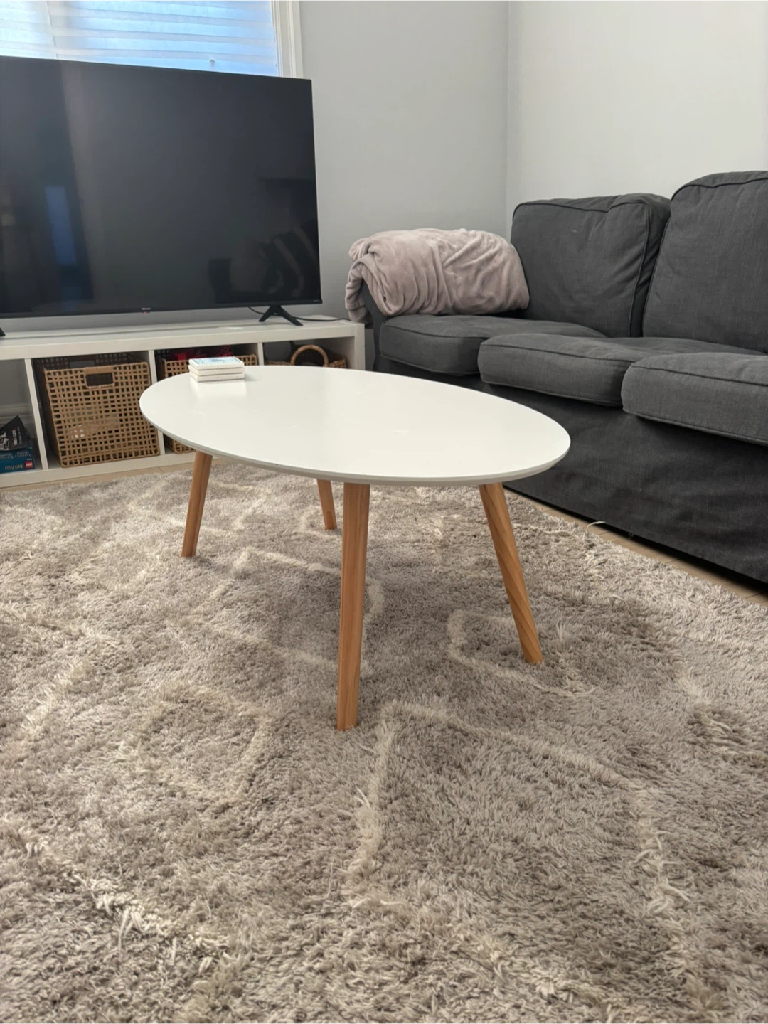 Grey Shag Rug