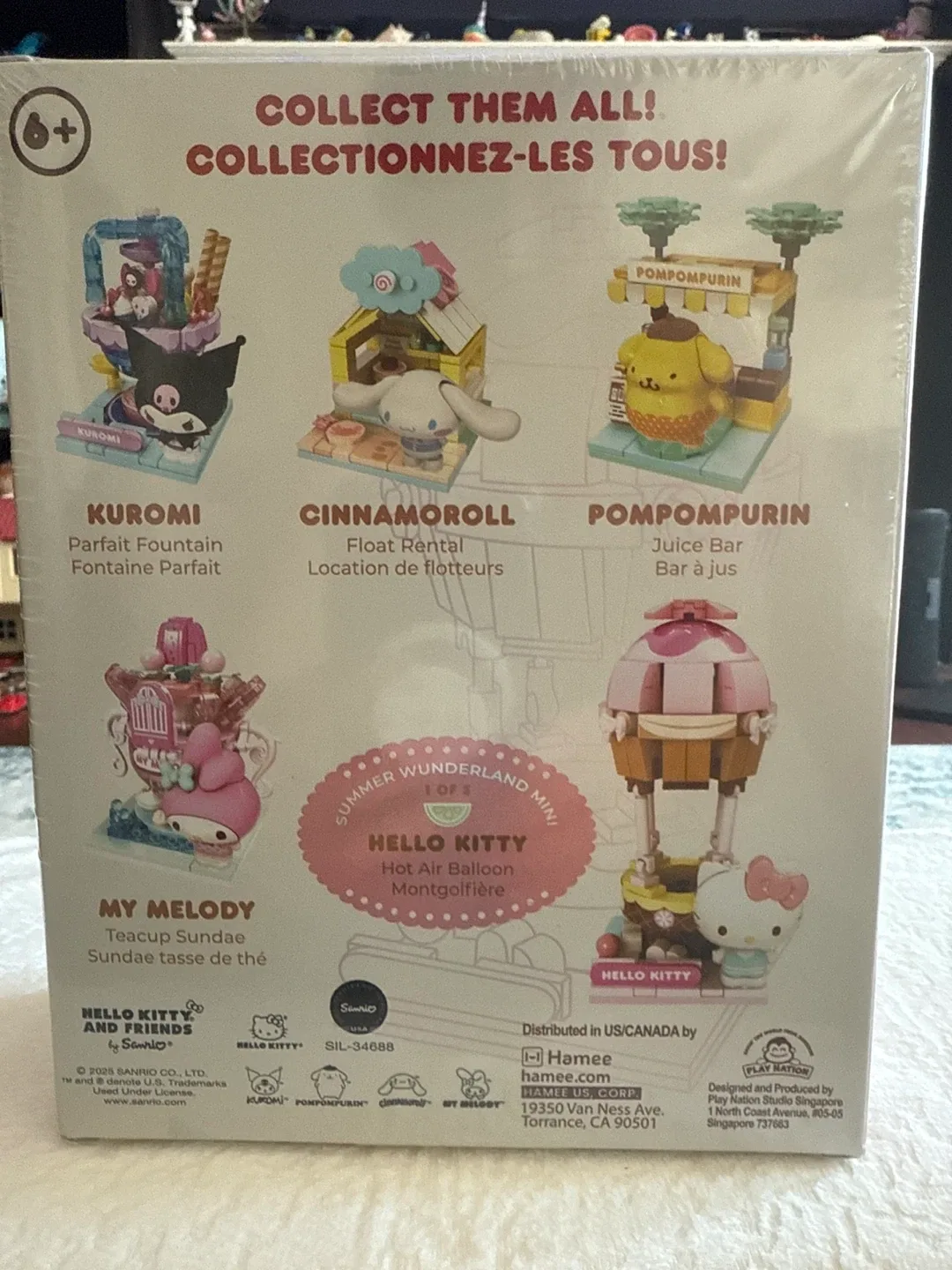 Hamee Hello Kitty Hot Air Balloon Mini Block Set image indicator(2)