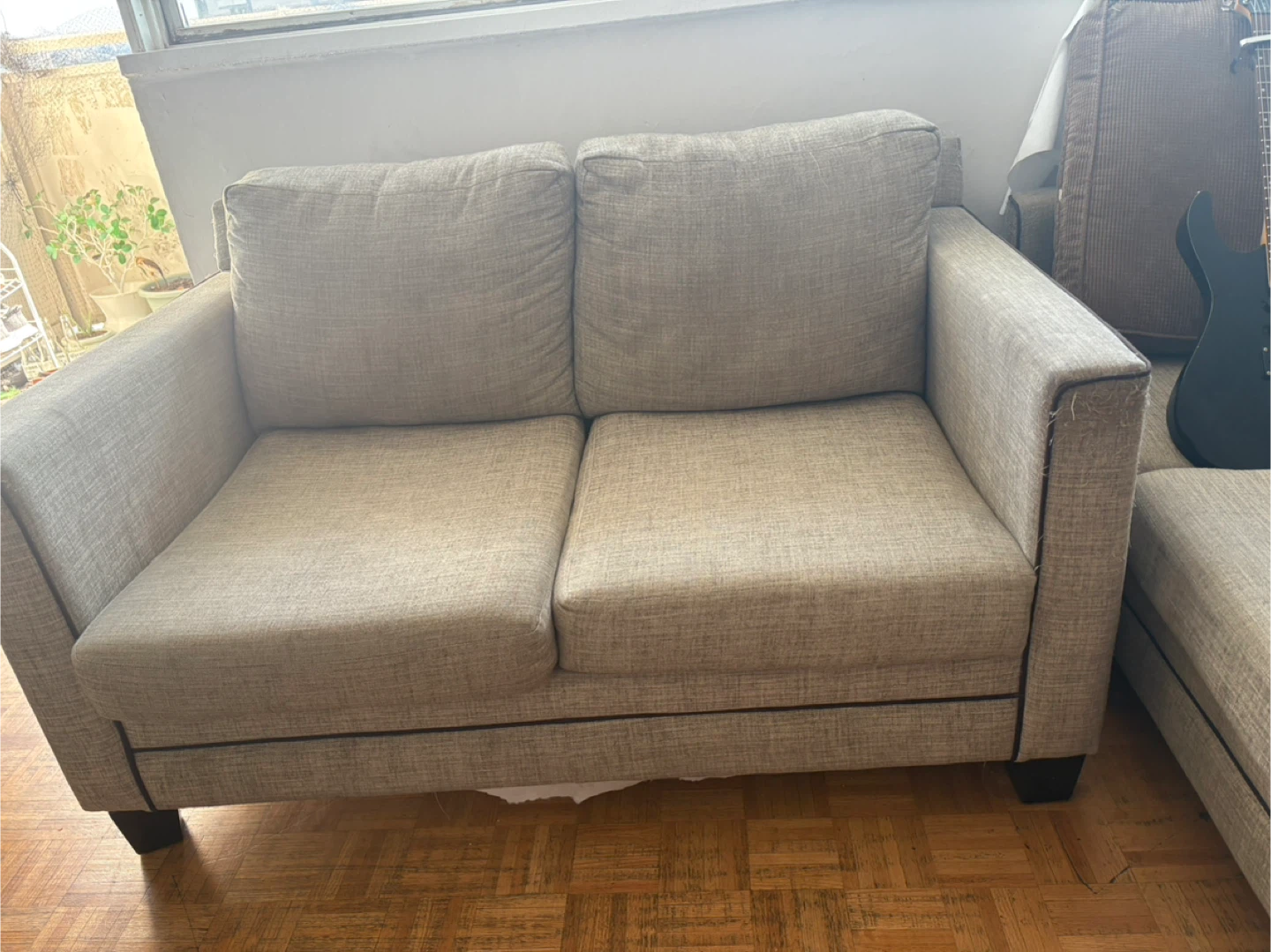 Beige Sofa and Loveseat Set - photo 3