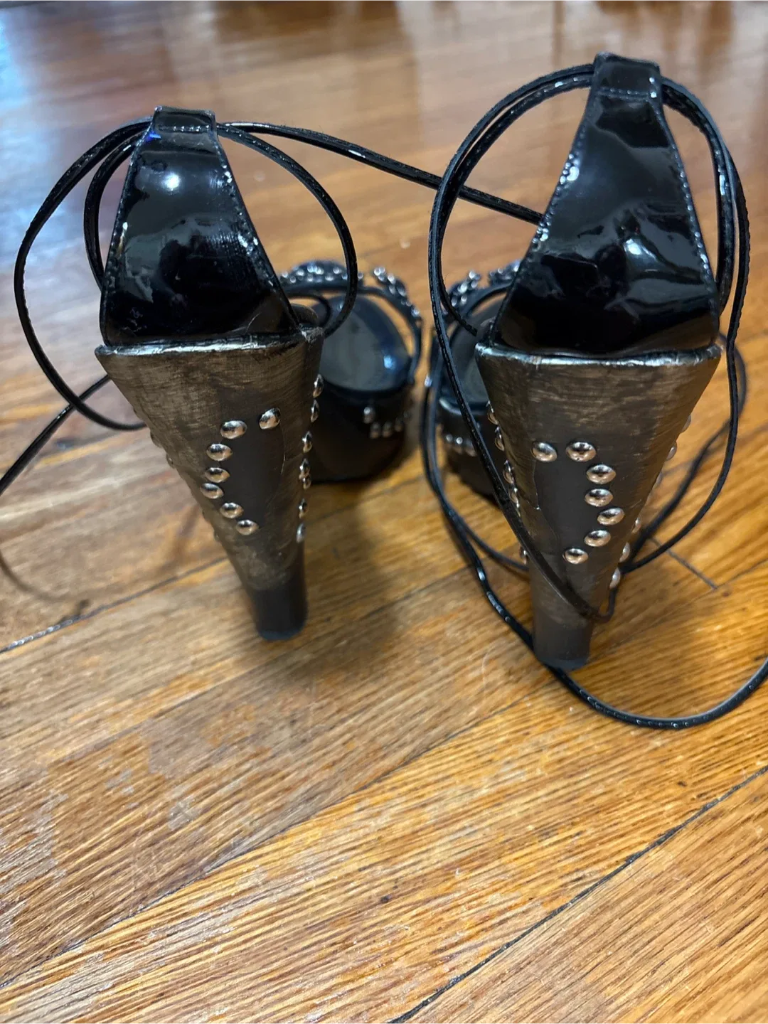 Roberto Durville Black Heels size 8 image indicator(3)